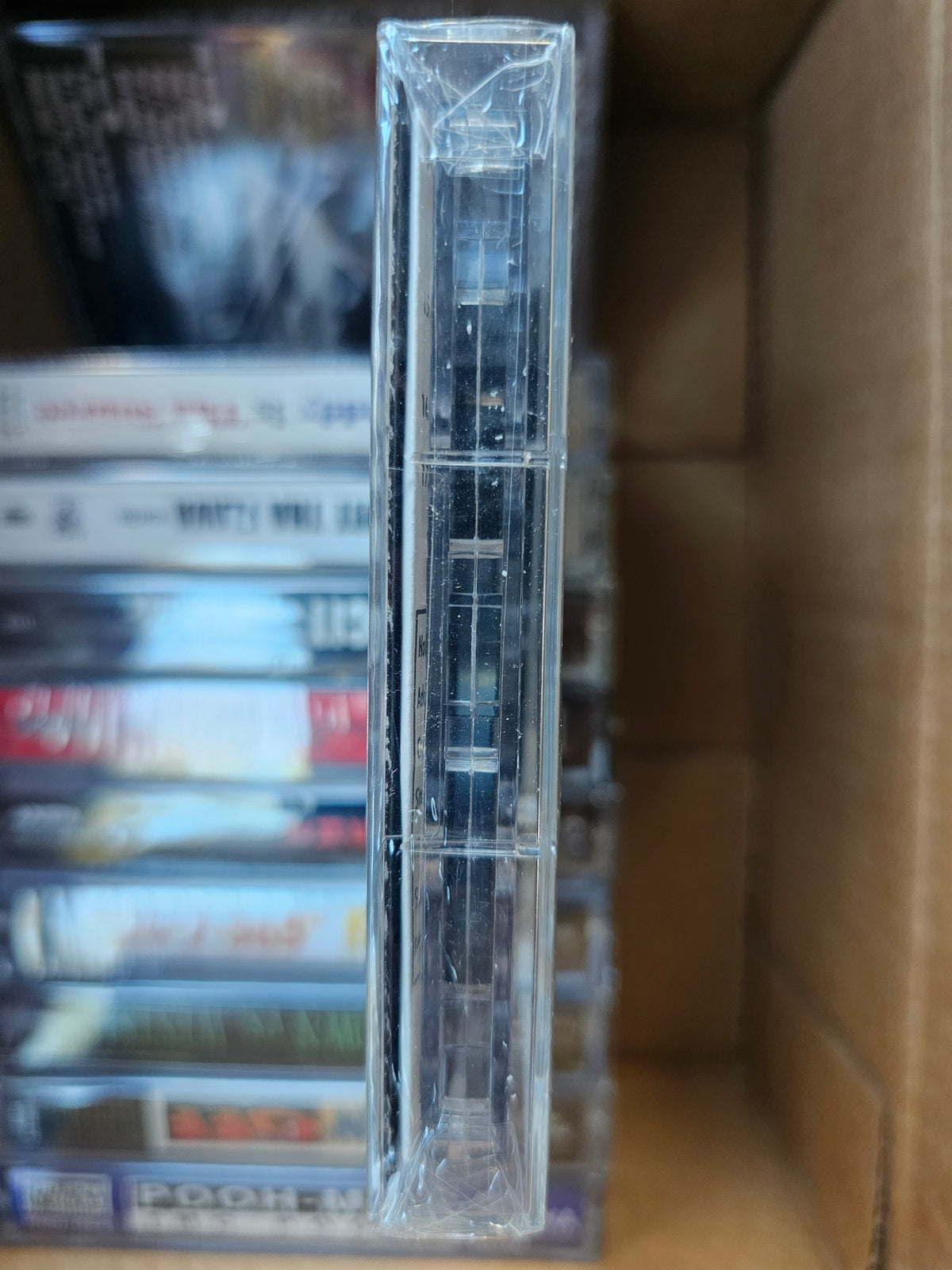 Fesu cassette edge showing outer wrap folds