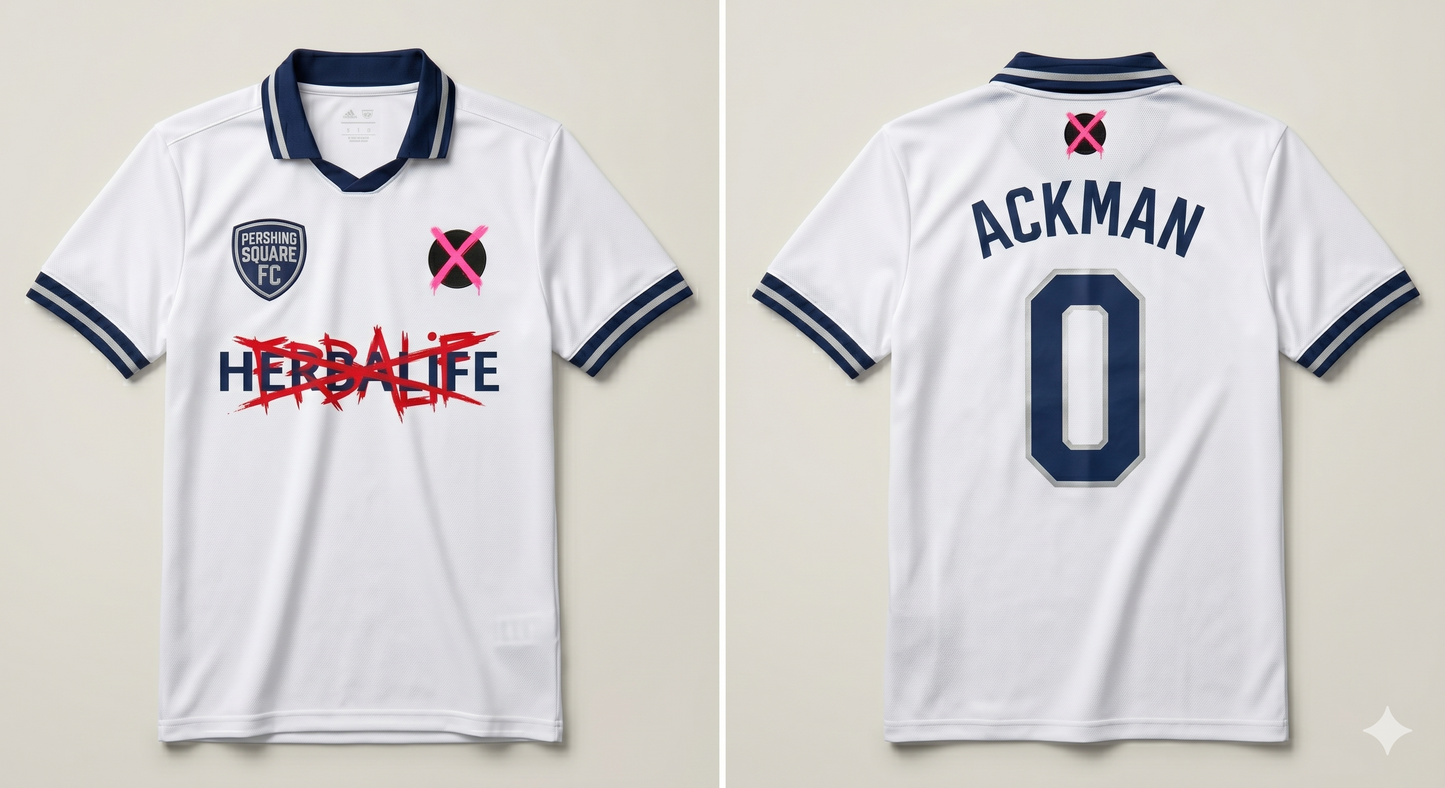 ACKMAN #0 "Pershing Square FC" Soccer Kit