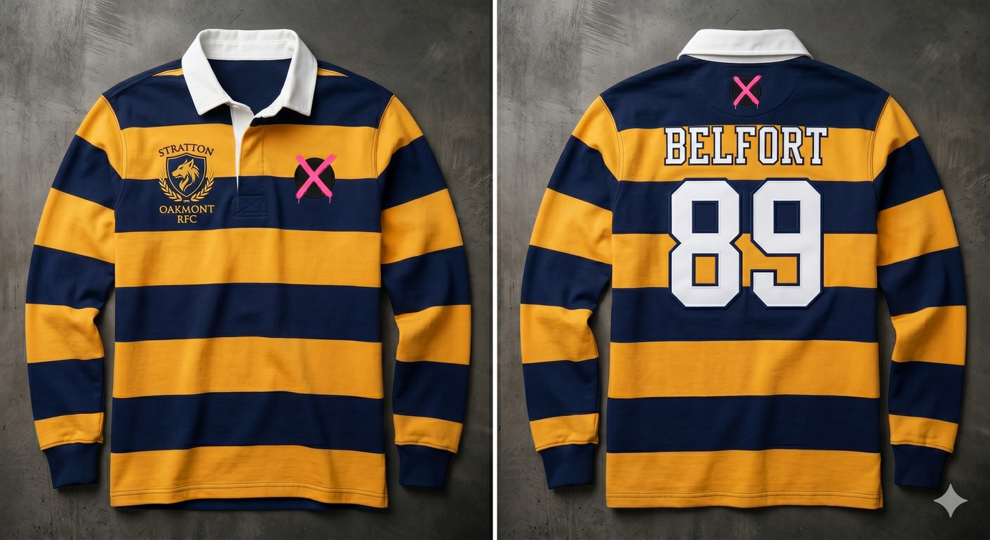 BELFORT #89 "Stratton Oakmont RFC" Rugby Polo