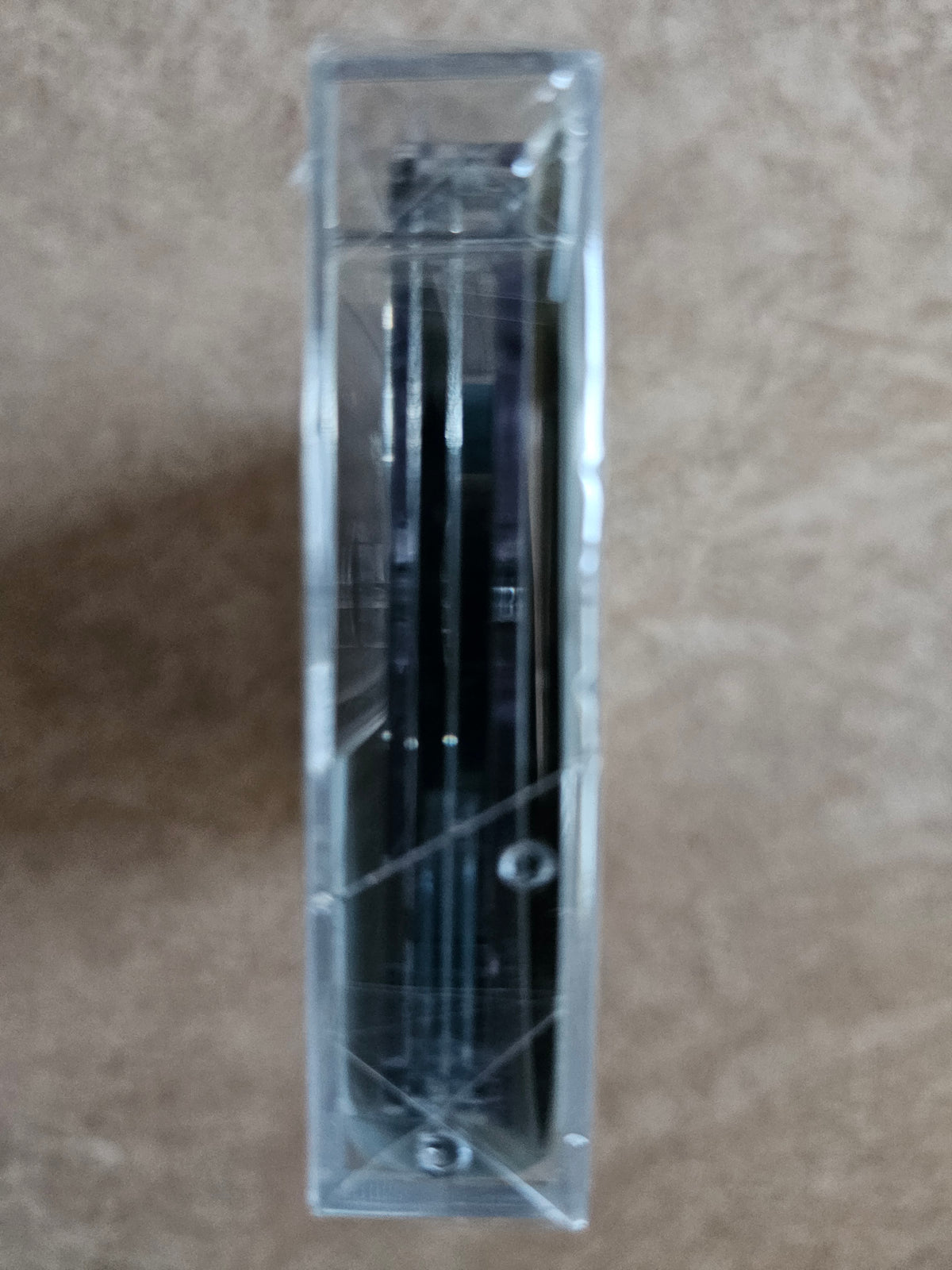 Paper Chace cassette case end view