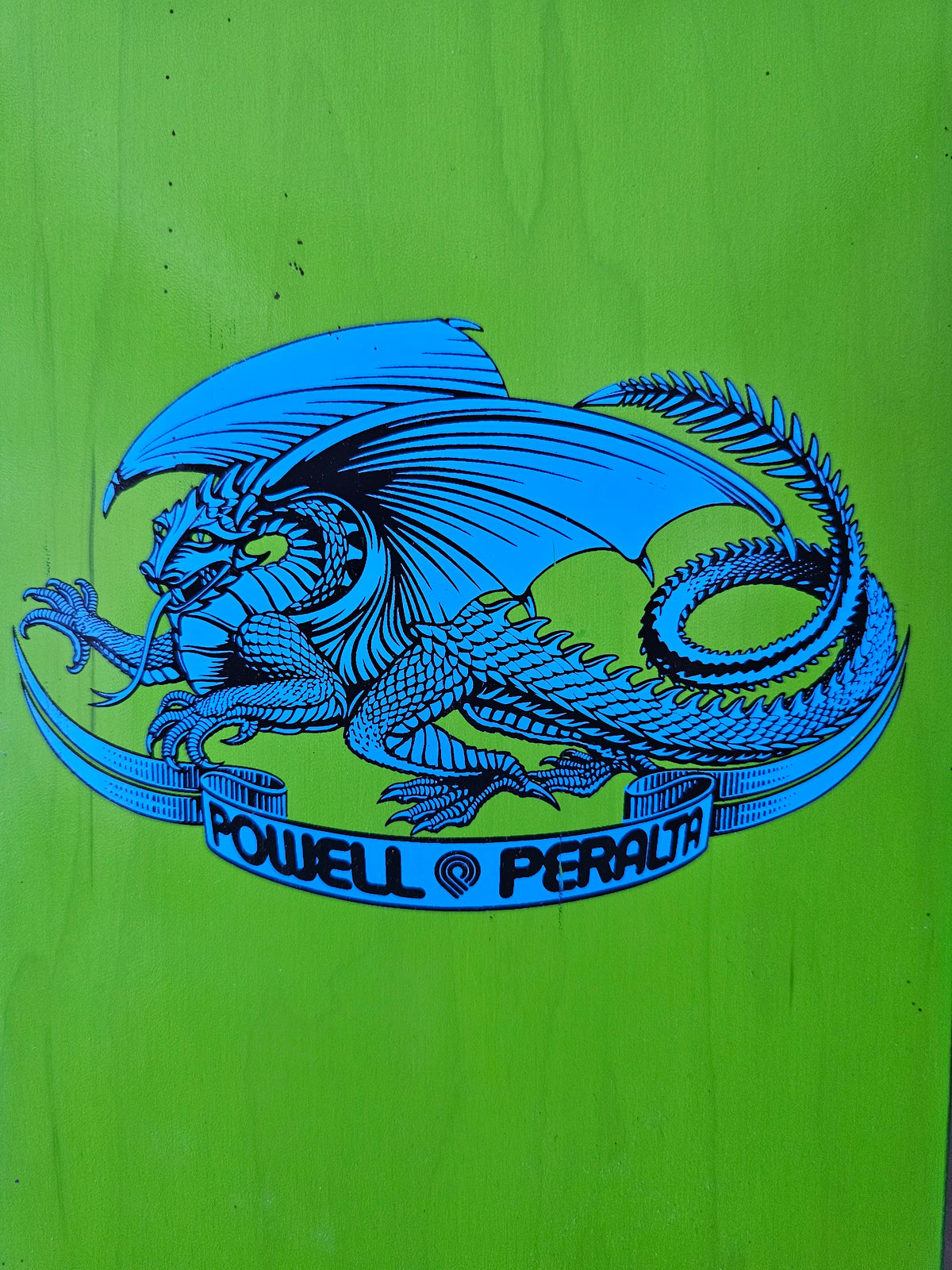 Powell Peralta Per Welinder "Freestyle II" Nordic Skull Deck – Lime Green (NOS)