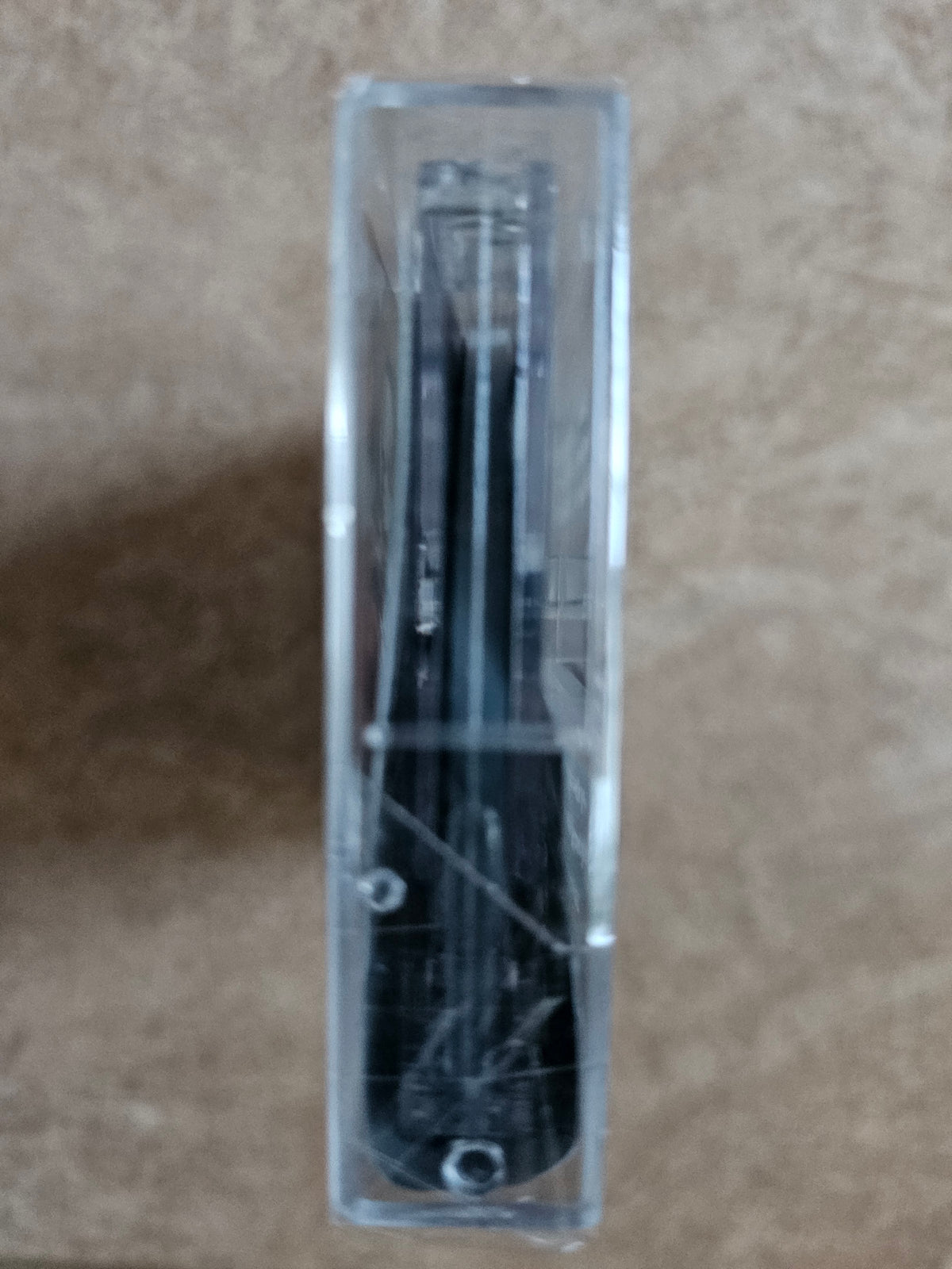 Alternate case edge showing cracking