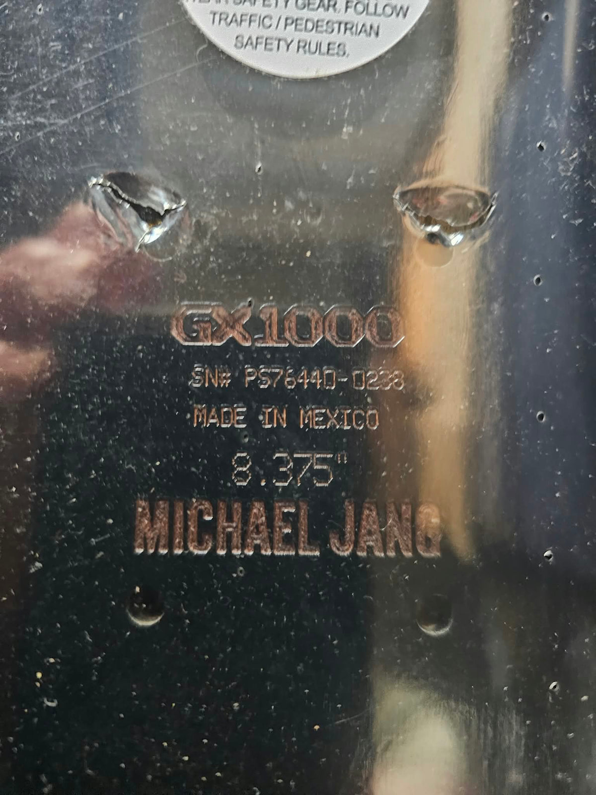 GX1000 Michael Jang 8.375" Skateboard Deck