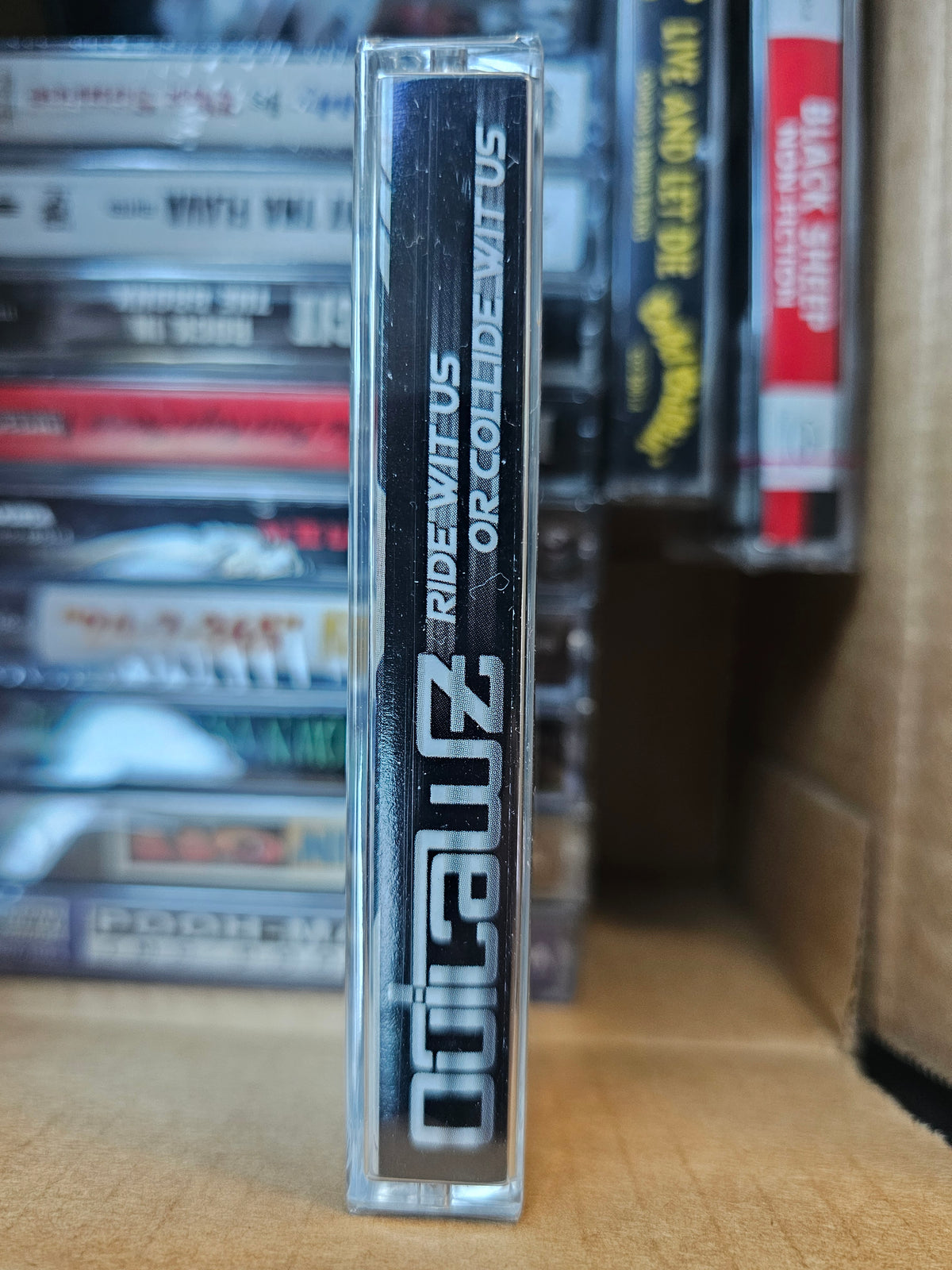 Outlawz Ride Wit Us or Collide Wit Us cassette spine