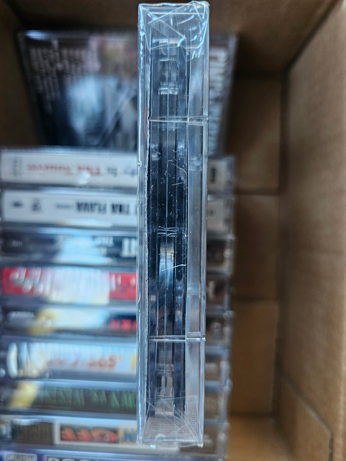 Northtown vs. Westside II cassette edge showing outer-wrap folds