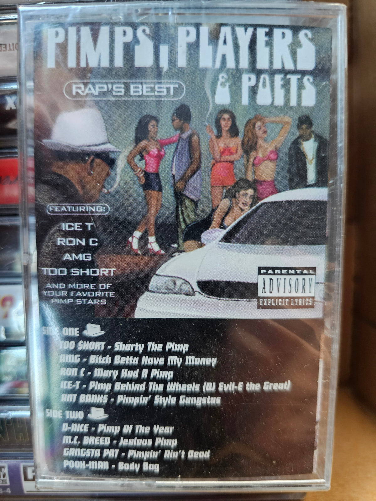 Rap's Best cassette back with barcode-area detail