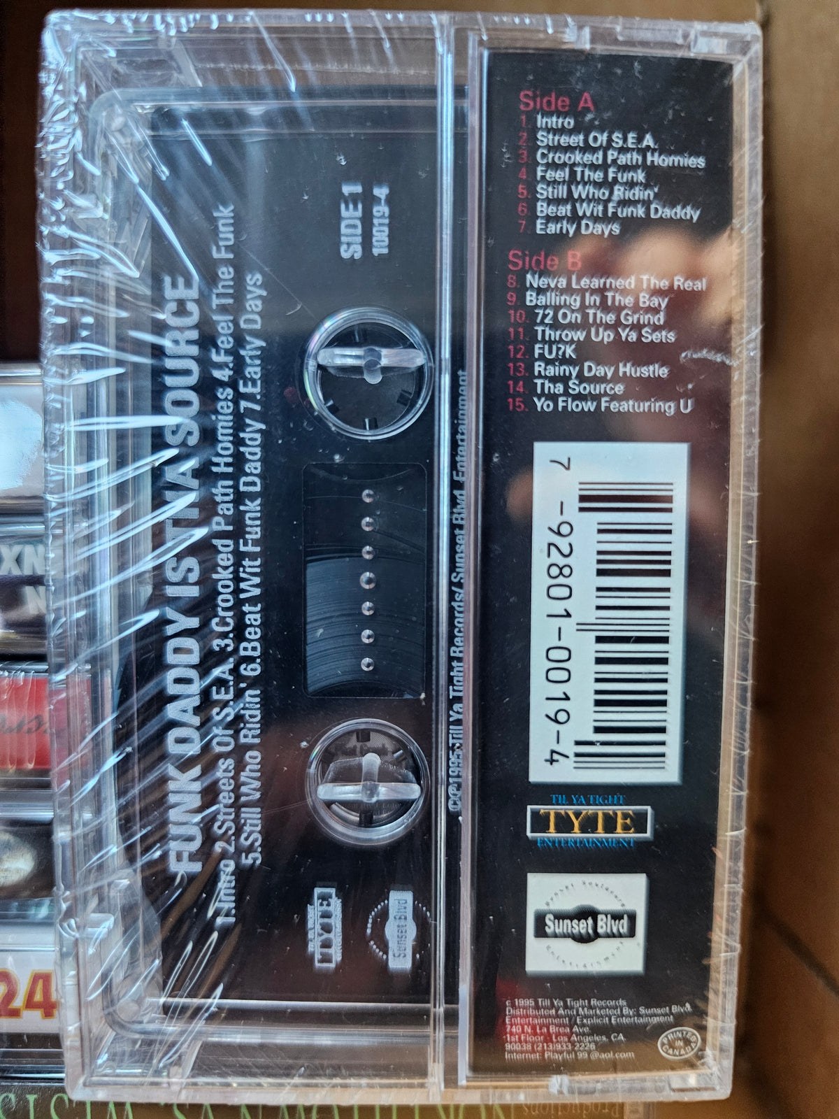 Funk Daddy Tha Source cassette spine