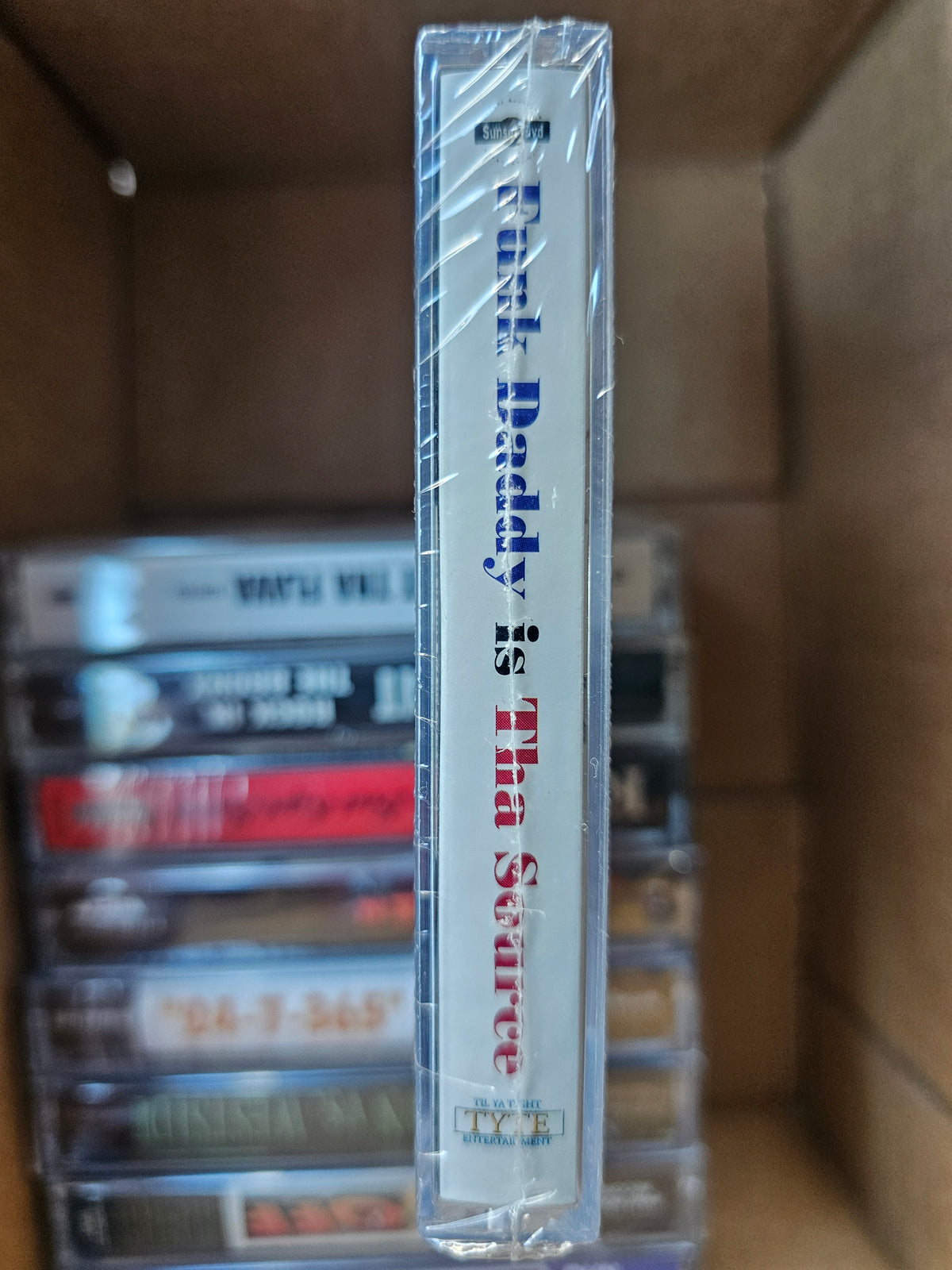Funk Daddy Tha Source cassette back and track listing
