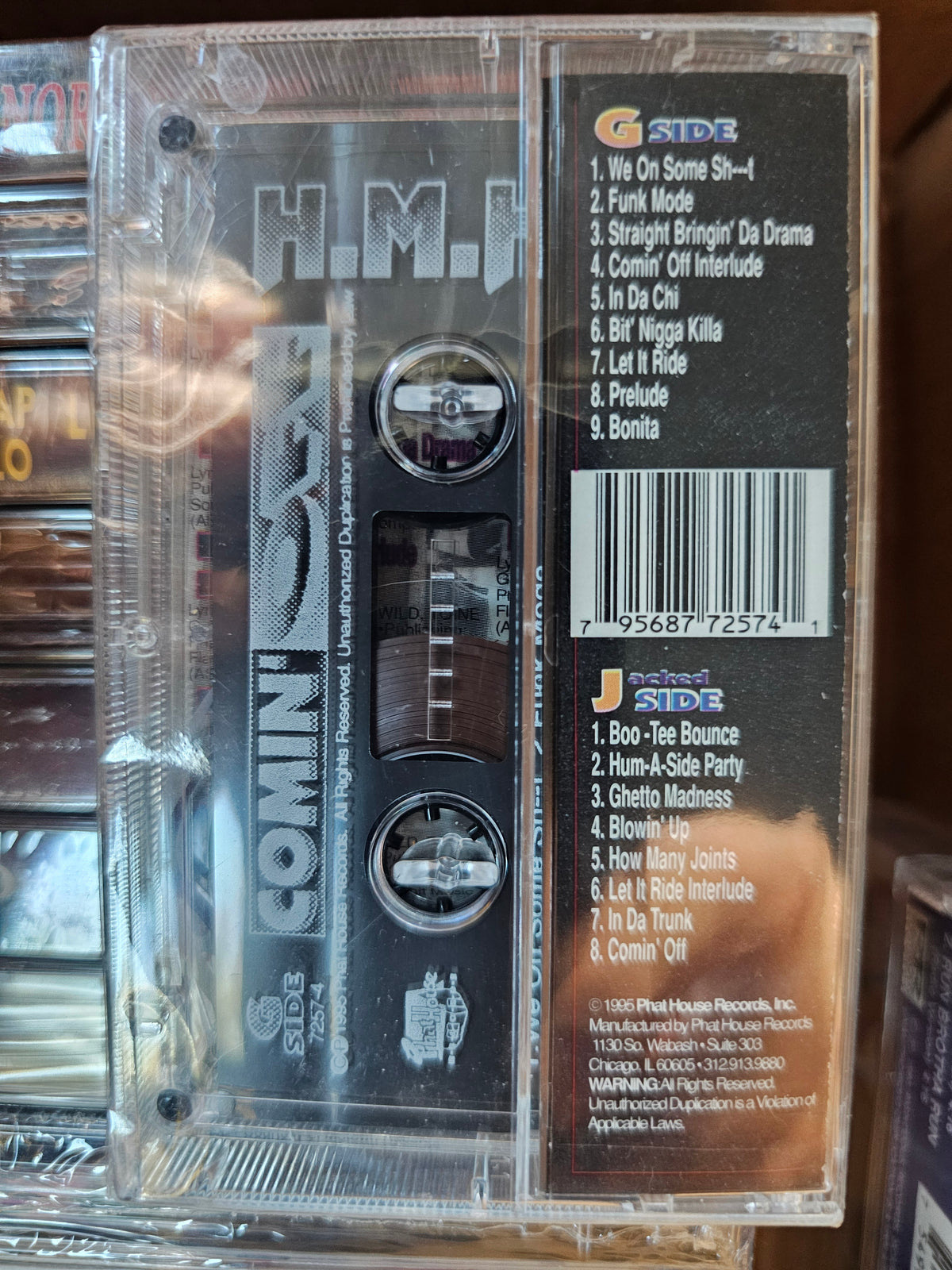 H.M.H. Comin' Off cassette front