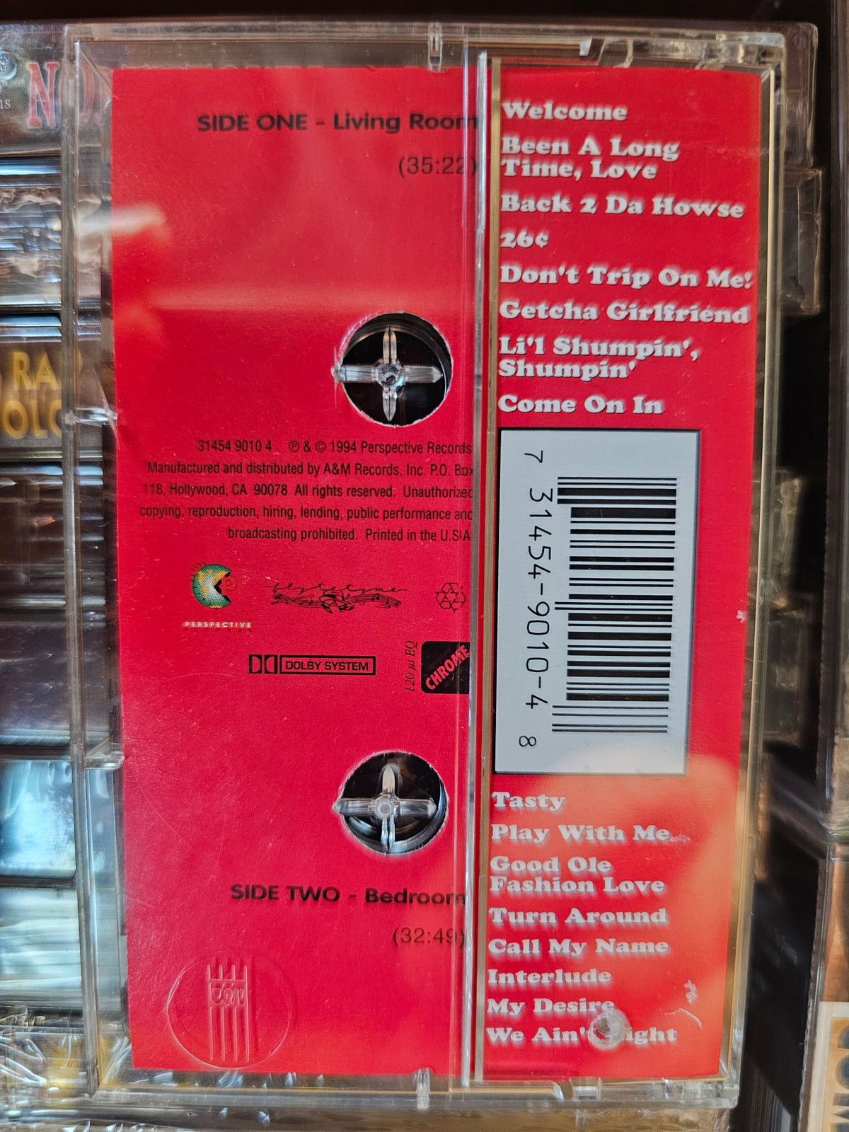 Lo-Key? Back 2 Da Howse cassette front cover
