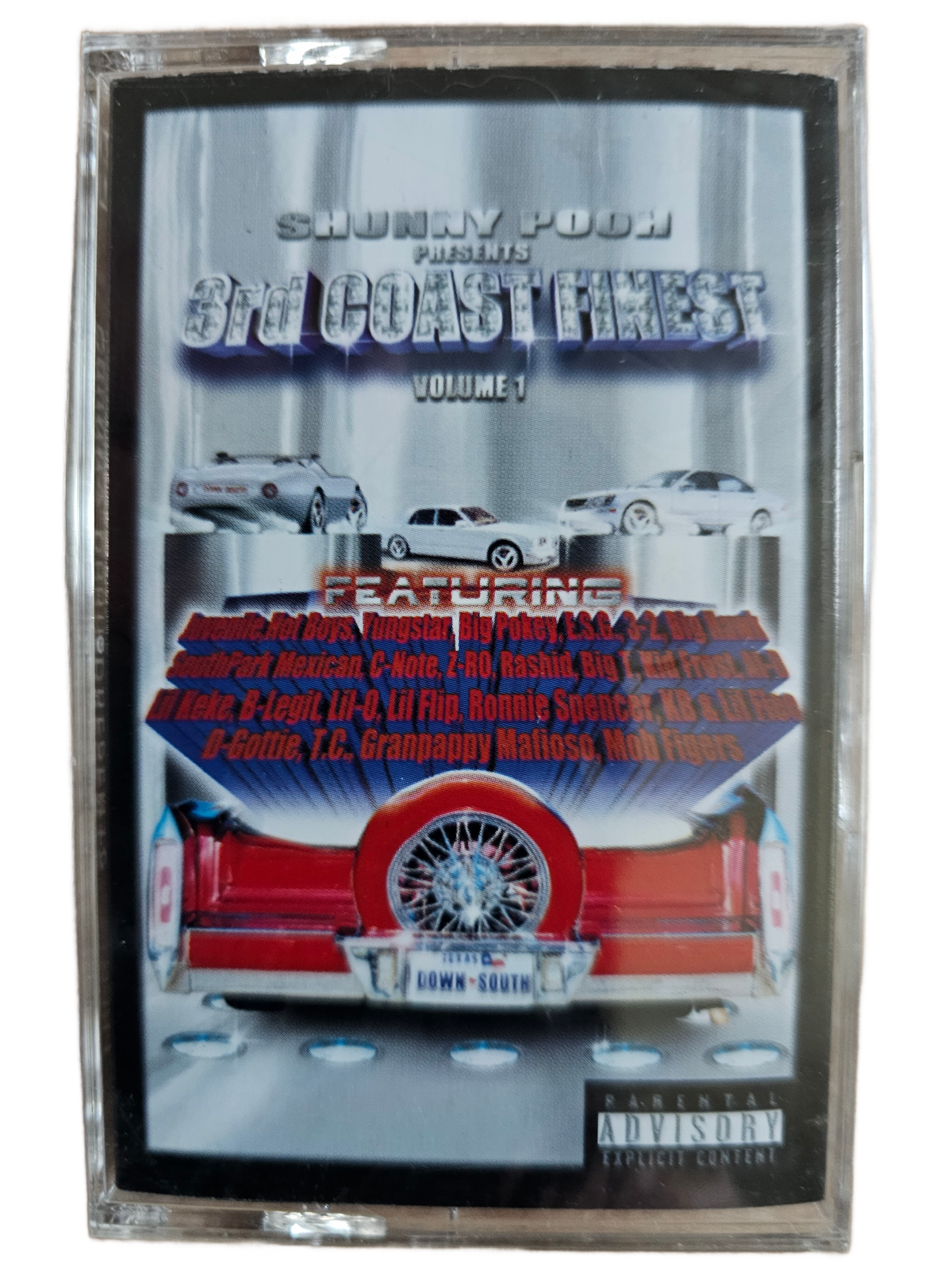 Shunny Pooh presents 3rd Coast Finest Volume 1 cassette front cover