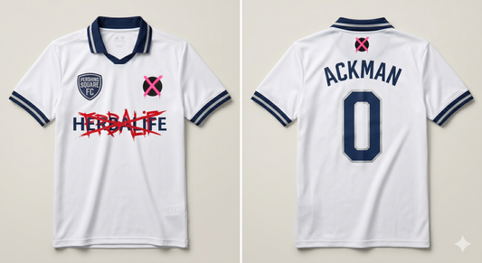 ACKMAN #0 "Pershing Square FC" Soccer Kit