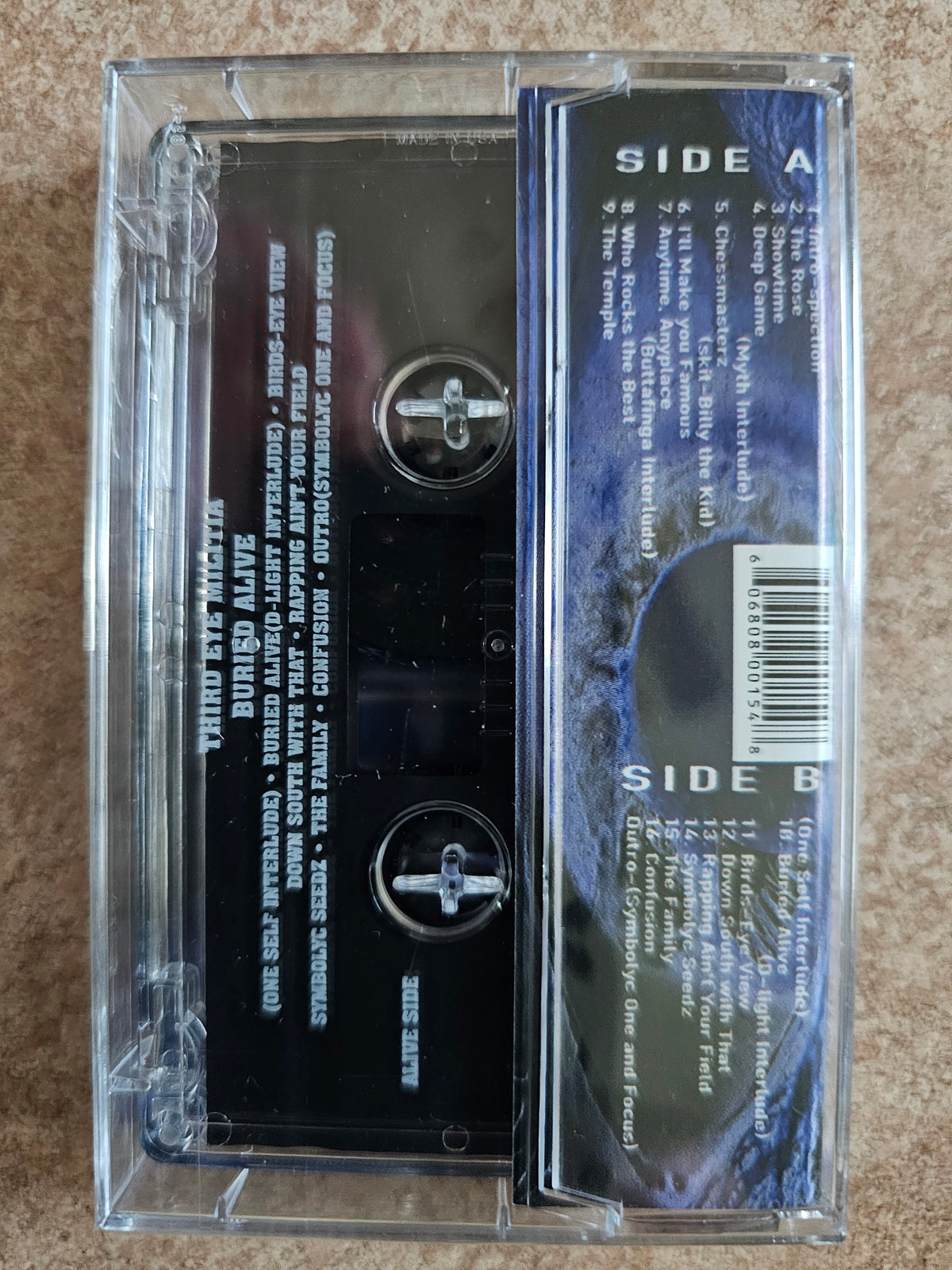 Third Eye Militia Buried Alive cassette detail