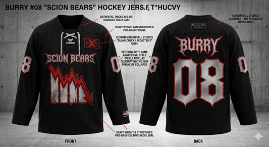 BURRY #08 "Scion Bears" Hockey Jersey