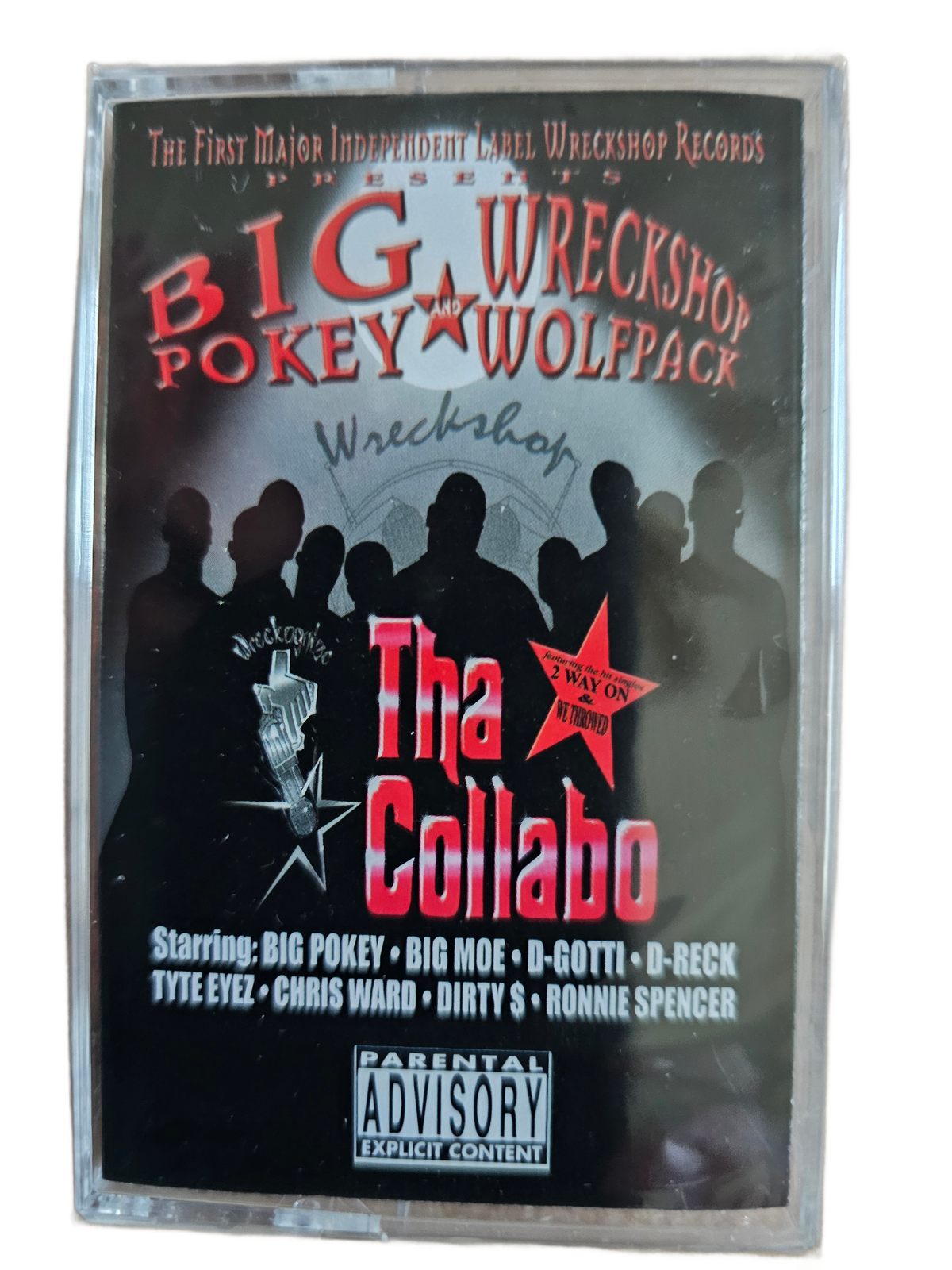 Big Pokey and Wreckshop Wolfpack Tha Collabo cassette front
