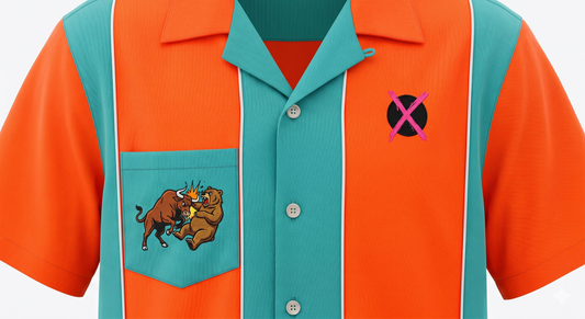 CRAMER #00 "Inverse Rollers" Bowling Shirt