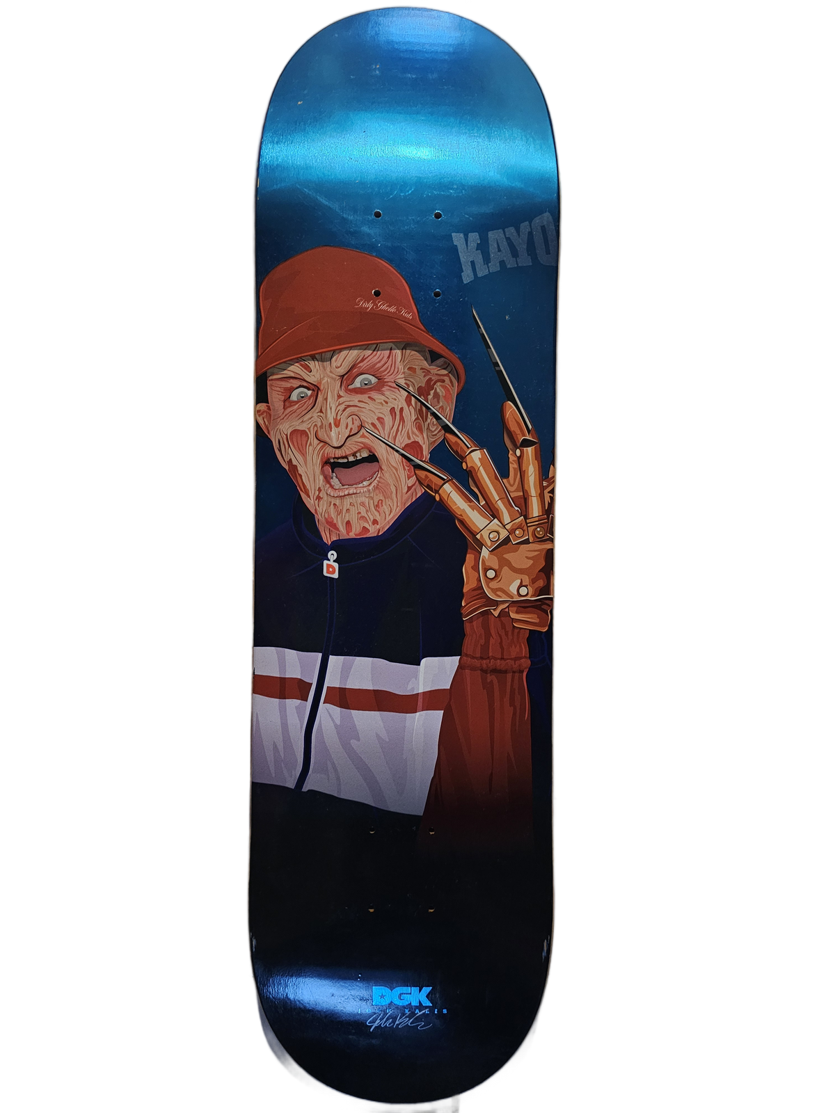 DGK Josh Kalis "Freddy Krueger" Foil Skateboard Deck - 8.38"