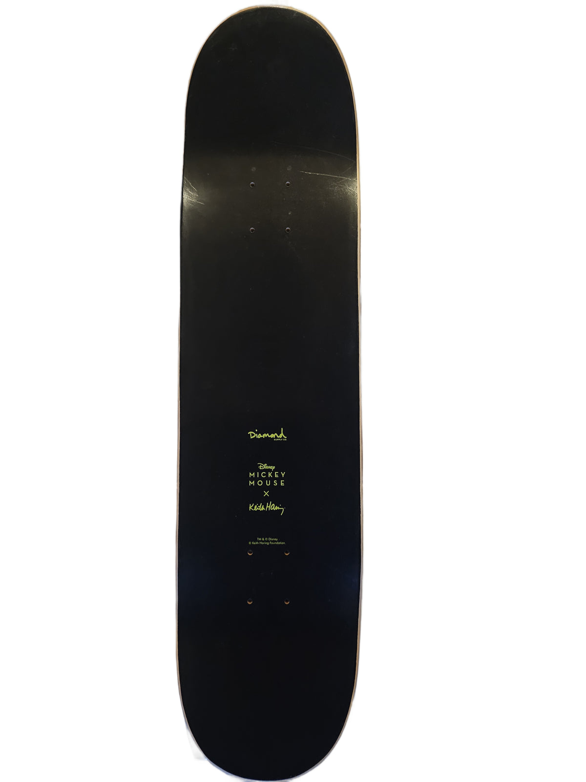 Diamond Supply Co. × Keith Haring "Mickey Mouse" Skateboard Deck - Yellow
