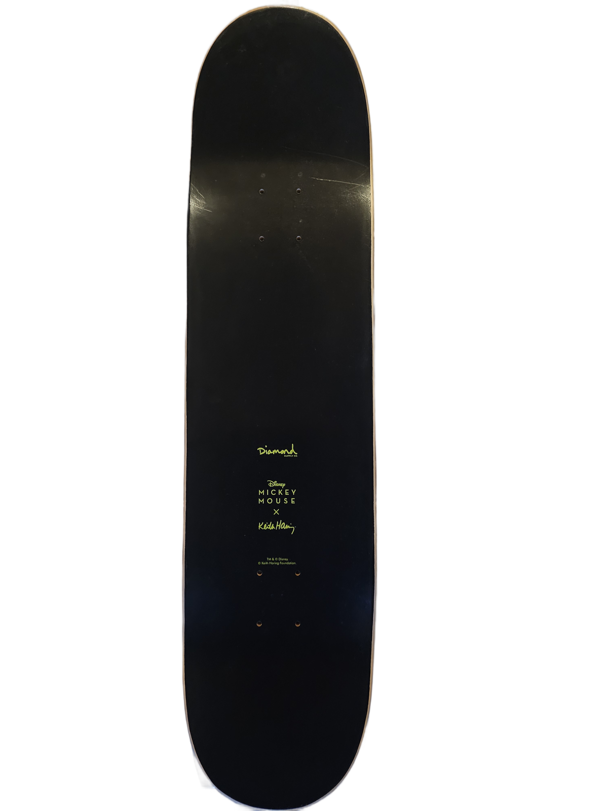 Diamond Supply Co. × Keith Haring "Mickey Mouse" Skateboard Deck - Yellow