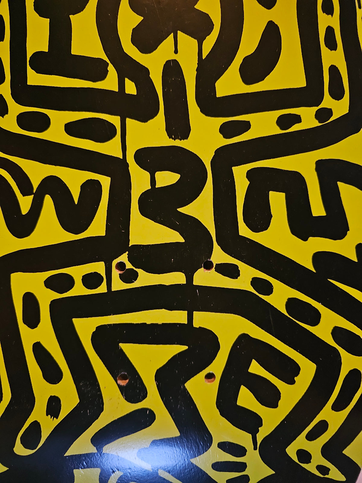 Diamond Supply Co. × Keith Haring "Mickey Mouse" Skateboard Deck - Yellow