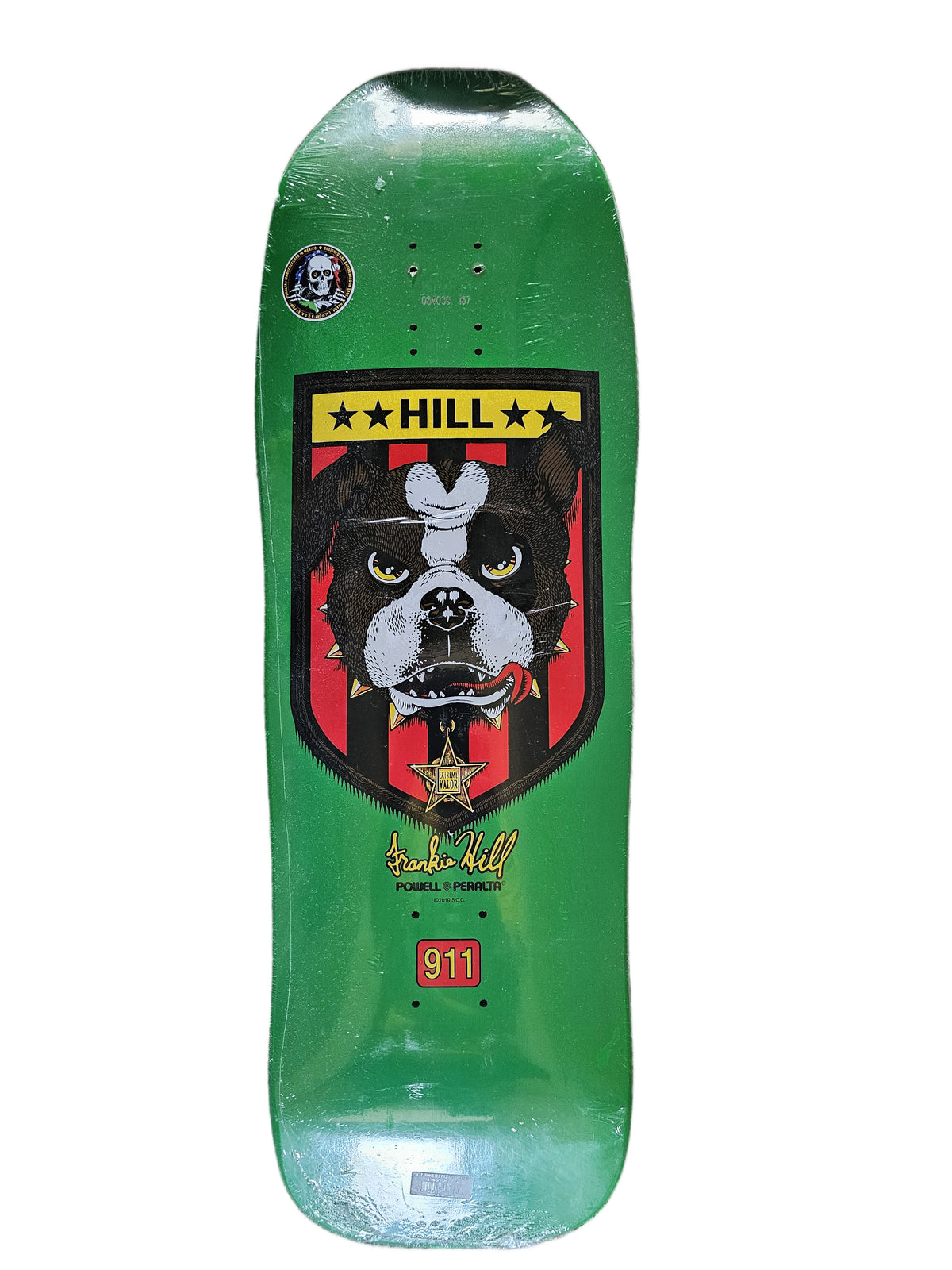 Powell Peralta Frankie Hill "Bulldog" Reissue Skateboard Deck - 10" (Green)