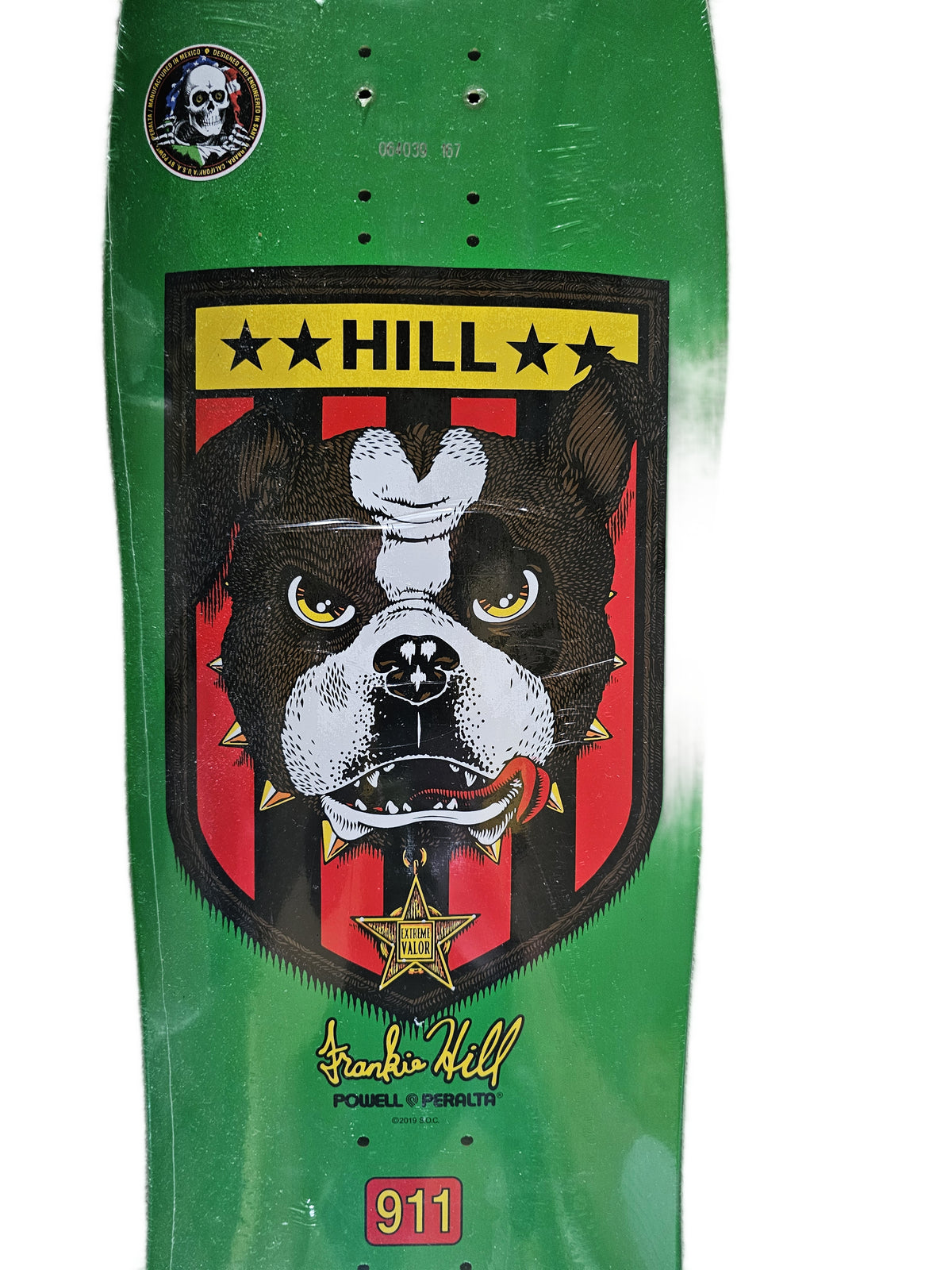 Powell Peralta Frankie Hill "Bulldog" Reissue Skateboard Deck - 10" (Green)