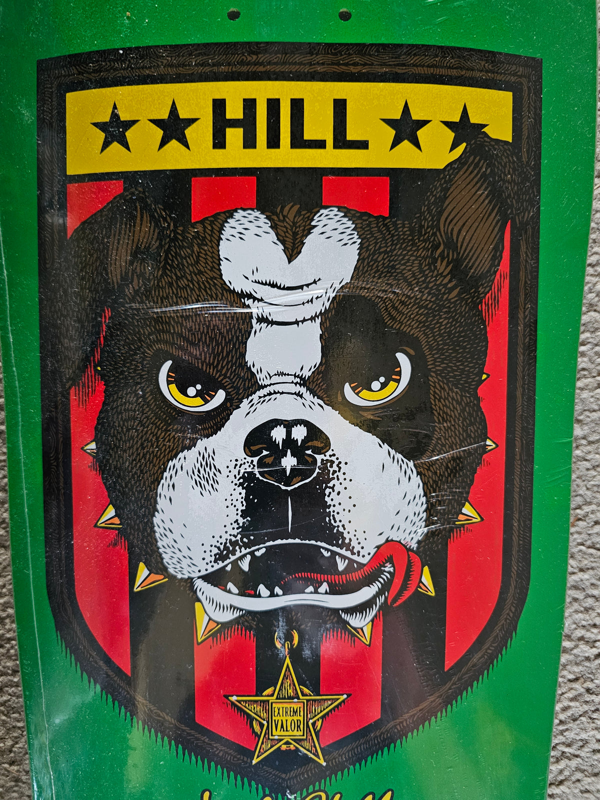 Powell Peralta Frankie Hill "Bulldog" Reissue Skateboard Deck - 10" (Green)