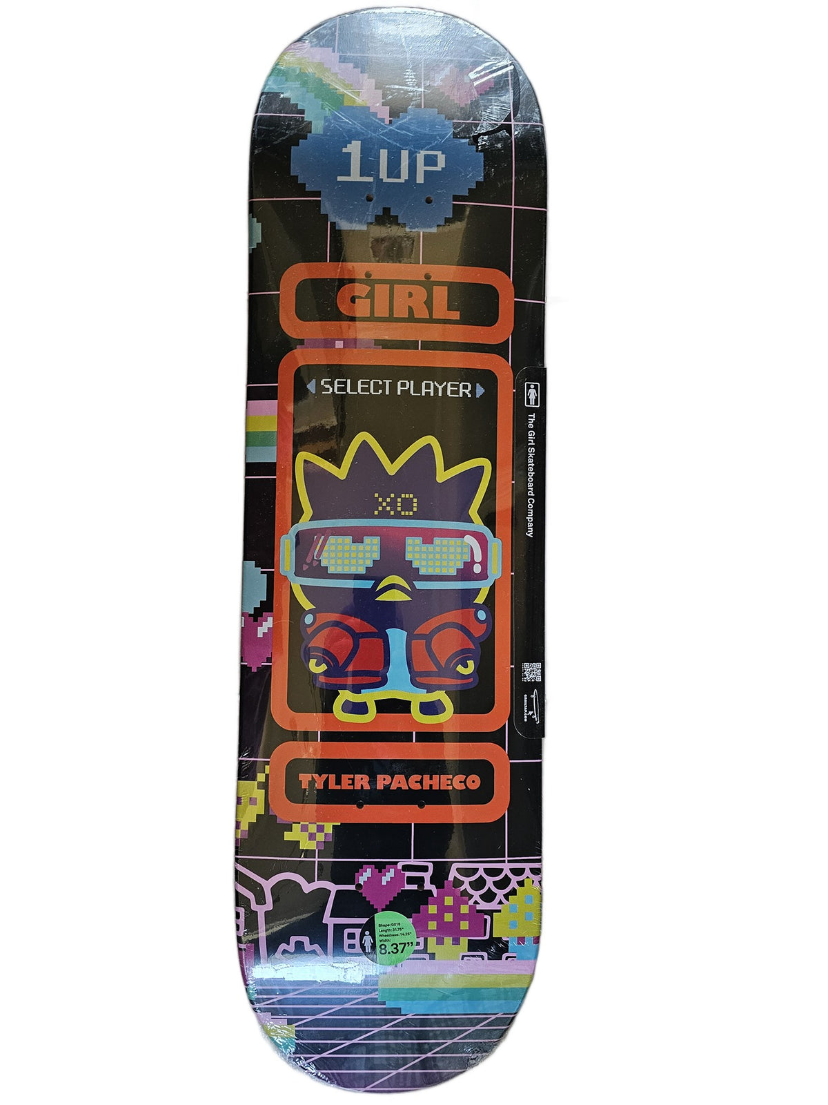 Girl × Sanrio Tyler Pacheco "Badtz-Maru" Skateboard Deck - 8.375"