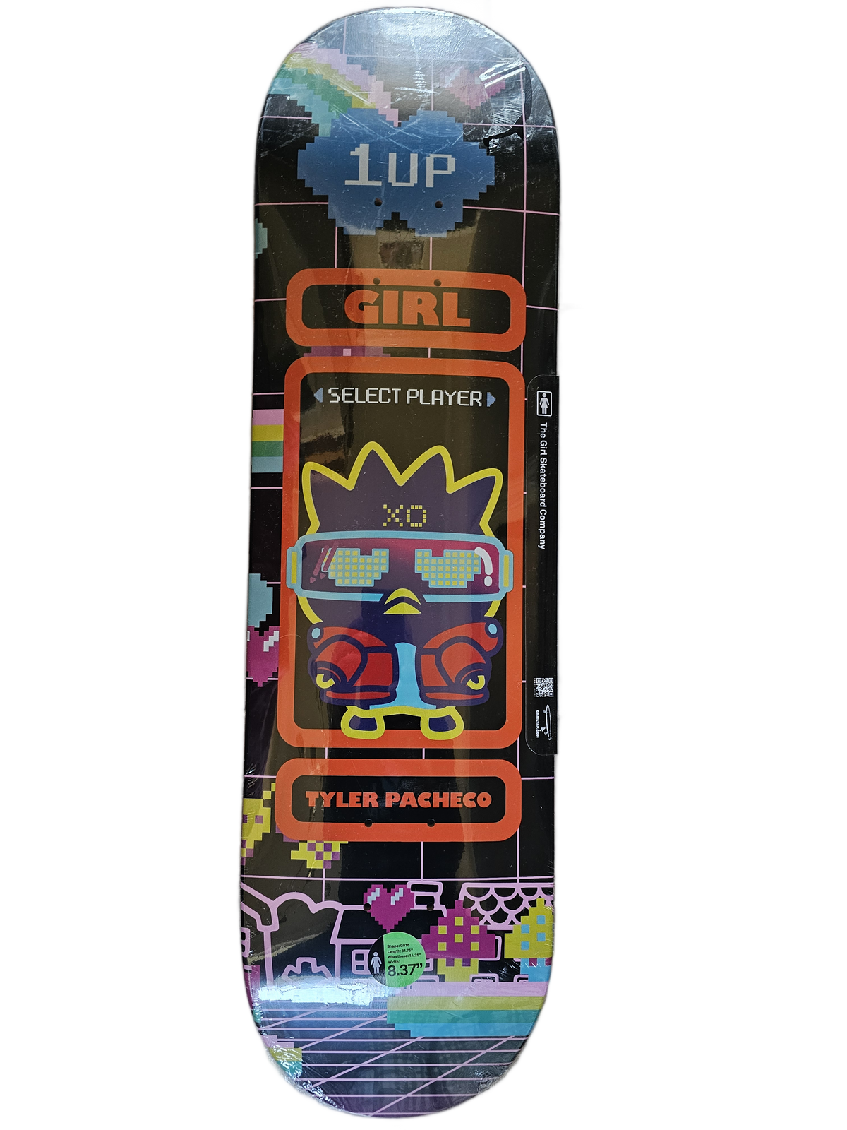 Girl × Sanrio Tyler Pacheco "Badtz-Maru" Skateboard Deck - 8.375"