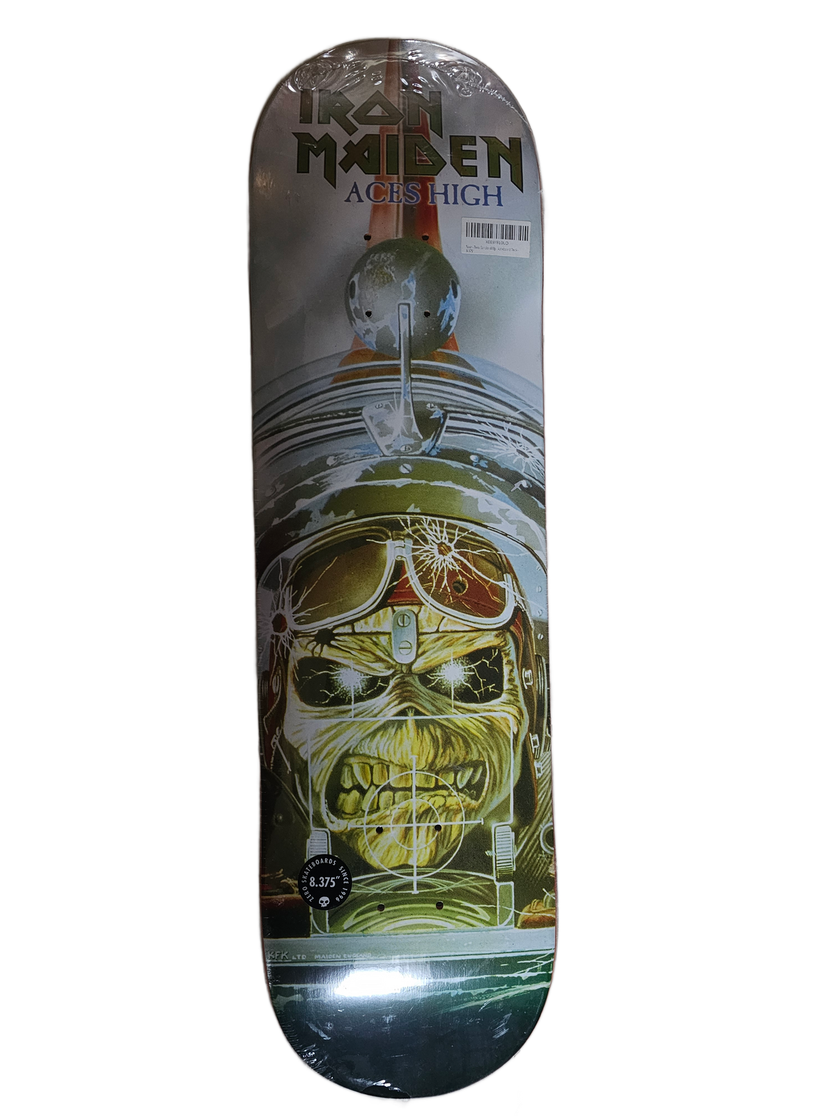Zero × Iron Maiden "Aces High" Skateboard Deck - 8.375"