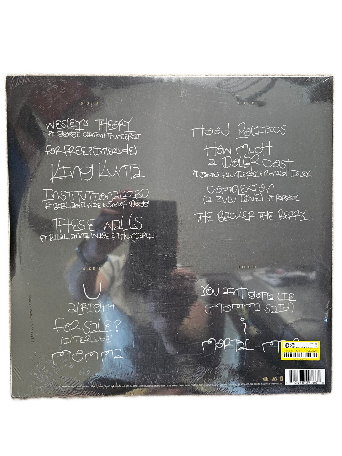 Kendrick Lamar - To Pimp a Butterfly (2xLP, Graphite Vinyl, Target Exclusive) - Sealed