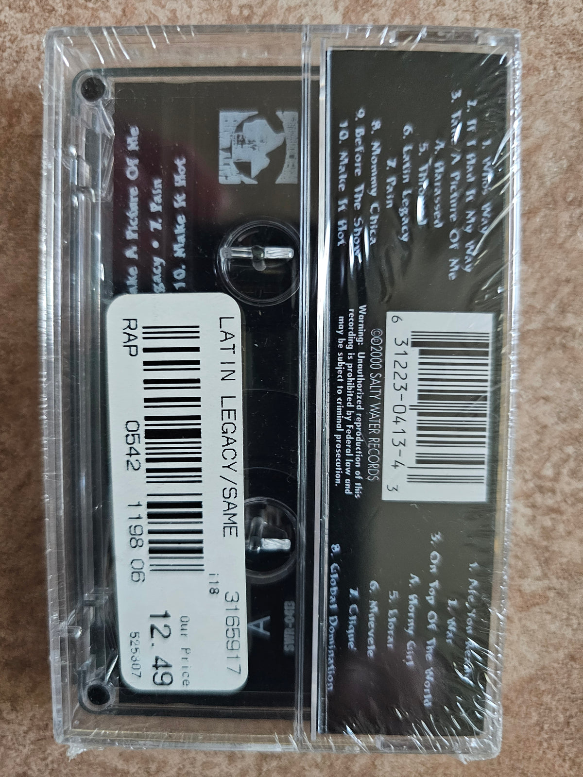 Latin Legacy cassette detail