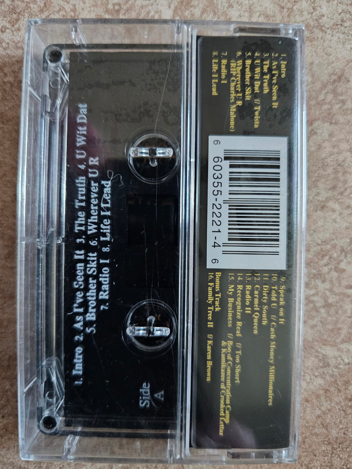 Malone Hustler 3 cassette detail