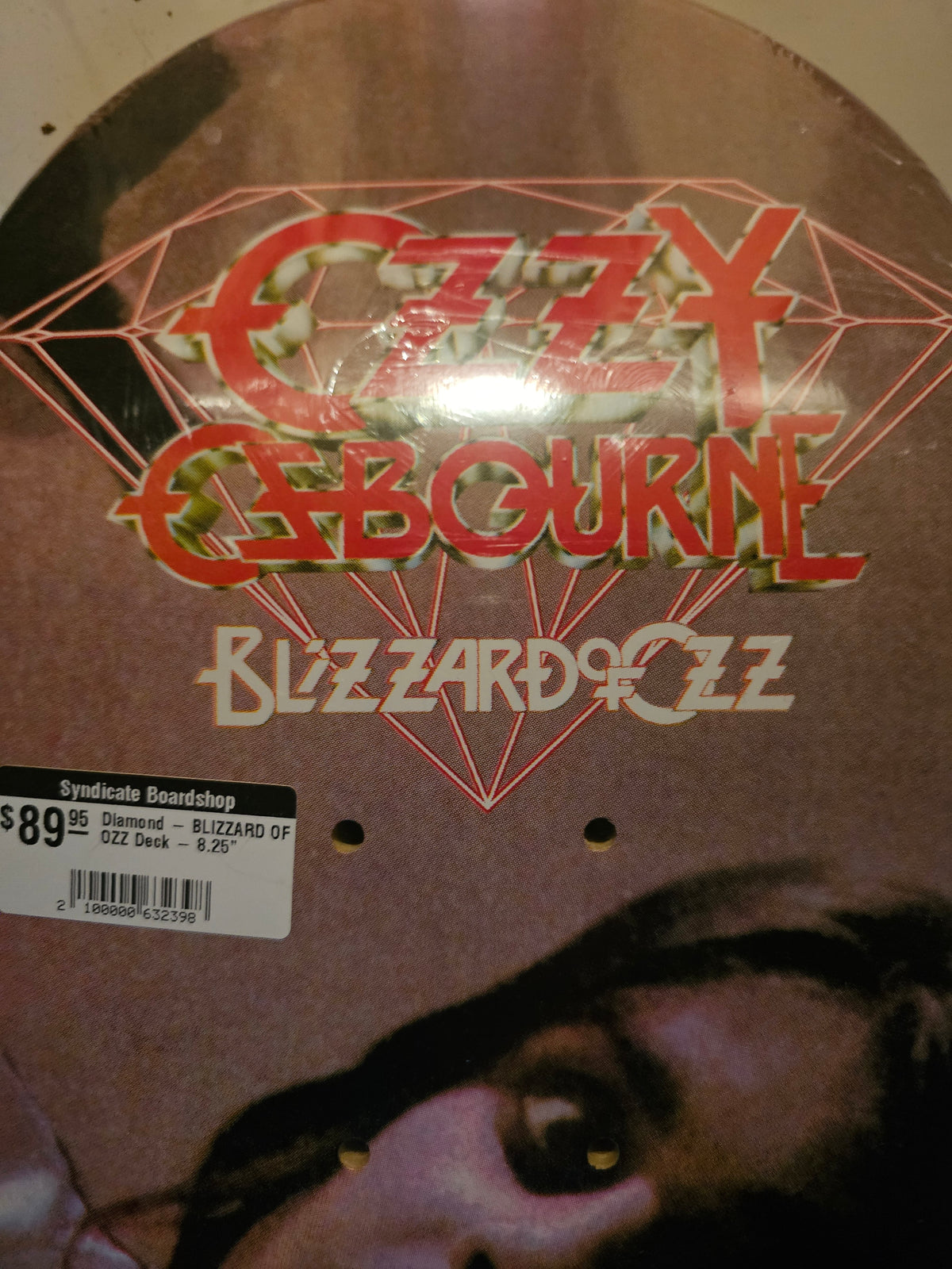 Diamond Supply Co. × Ozzy Osbourne "Blizzard of Ozz" Skateboard Deck - 8.25"