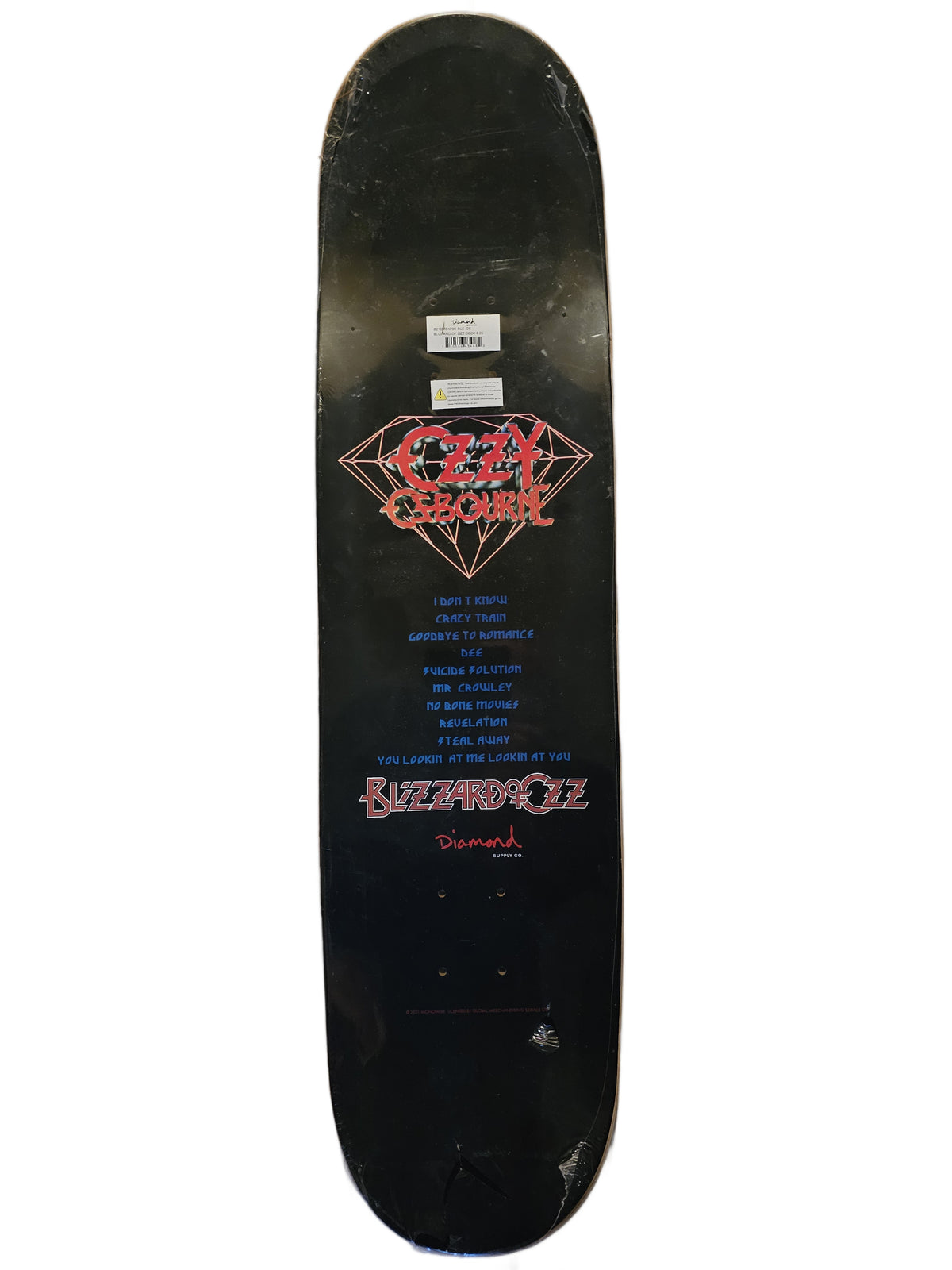 Diamond Supply Co. × Ozzy Osbourne "Blizzard of Ozz" Skateboard Deck - 8.25"
