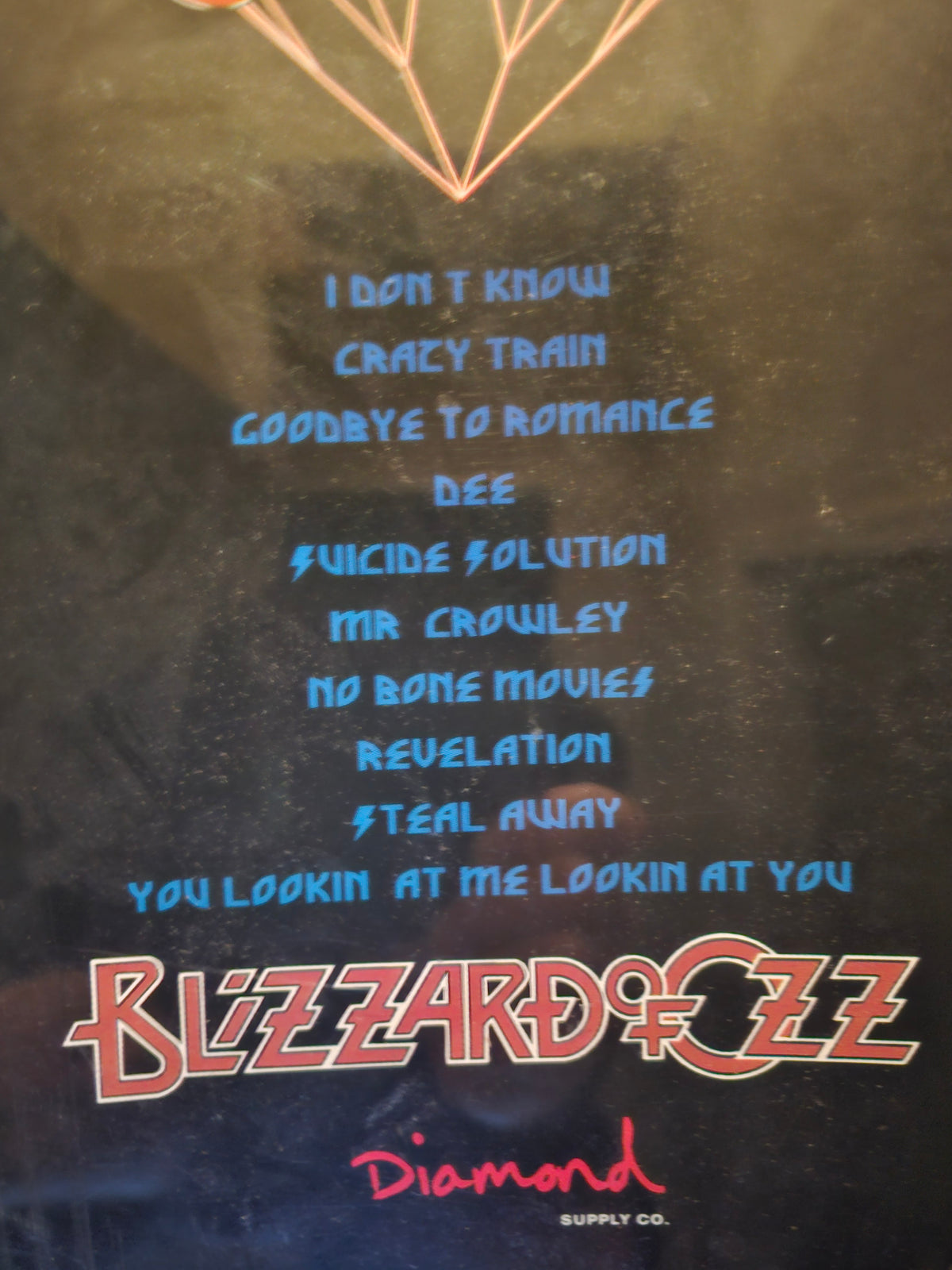 Diamond Supply Co. × Ozzy Osbourne "Blizzard of Ozz" Skateboard Deck - 8.25"