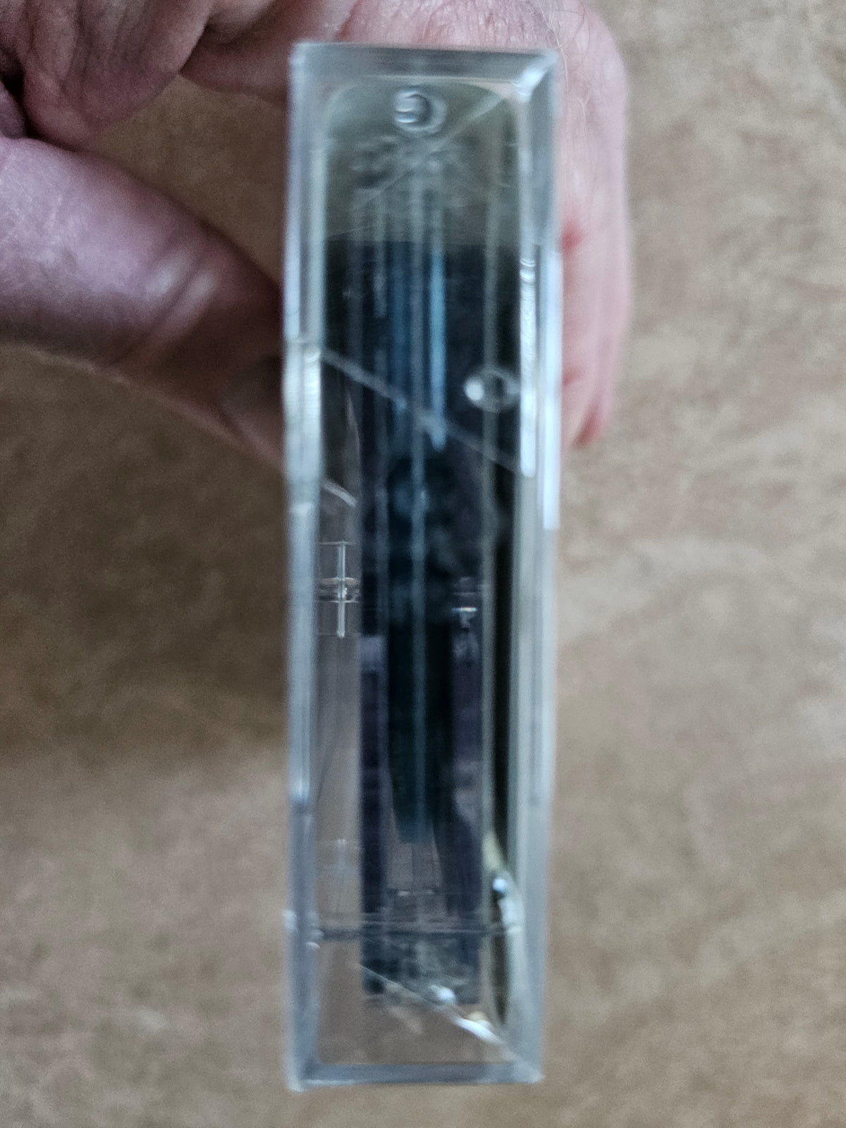 Paper Chace cassette spine with LG-60002-4 catalog number