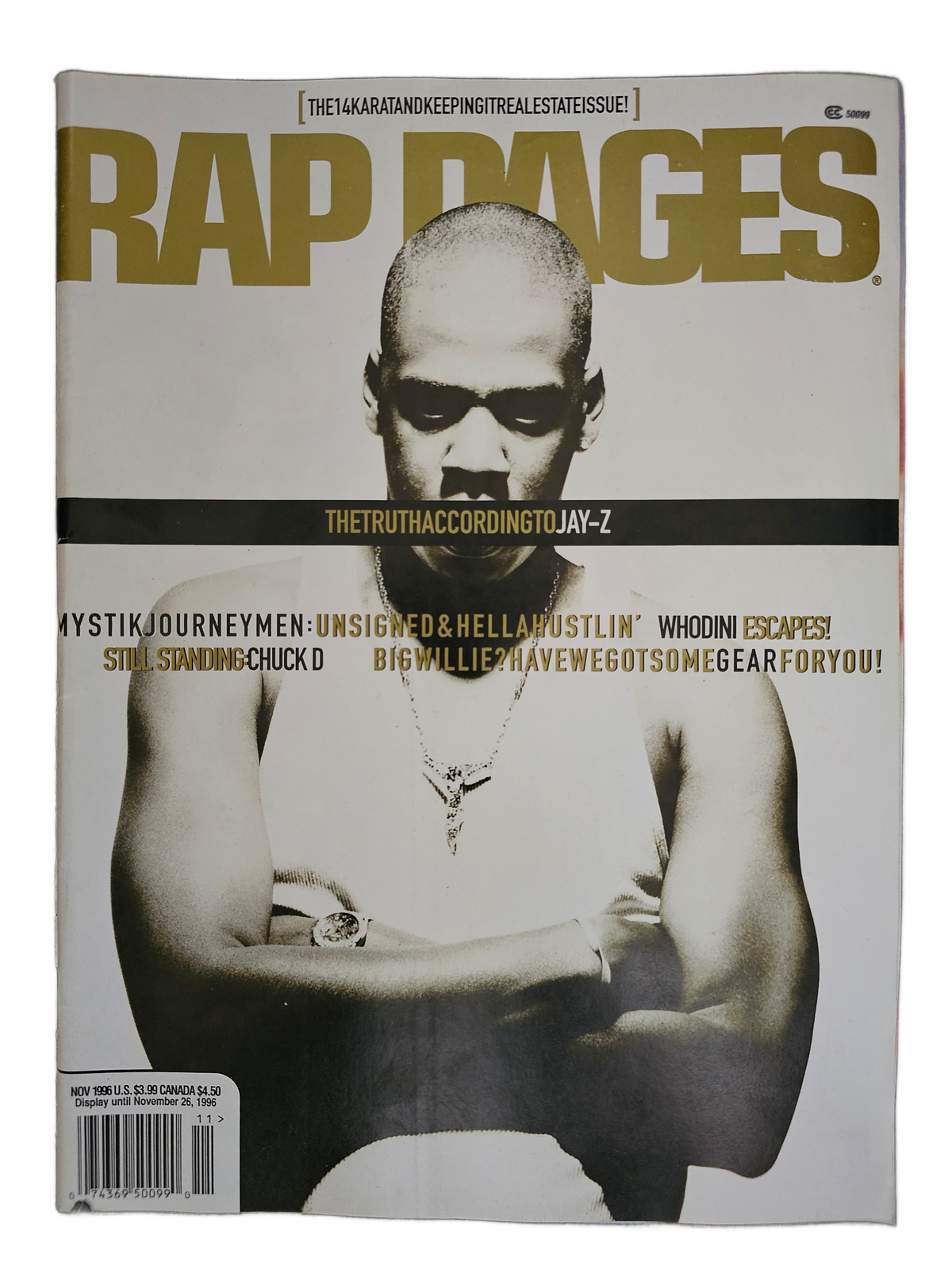 Rap Pages November 1996 Jay-Z front cover