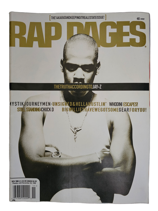 Rap Pages November 1996 Jay-Z front cover