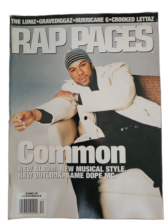 Rap Pages December 1997 Common front cover