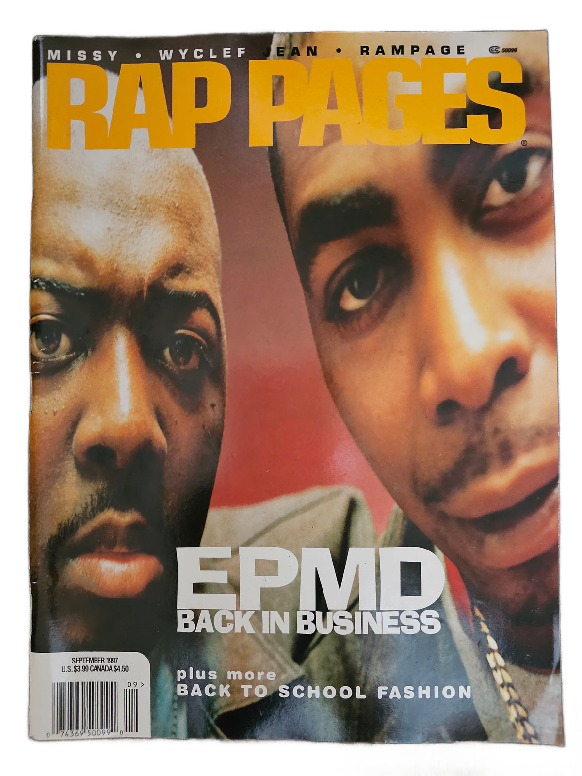 Alternate view of EPMD cover showing edge wear