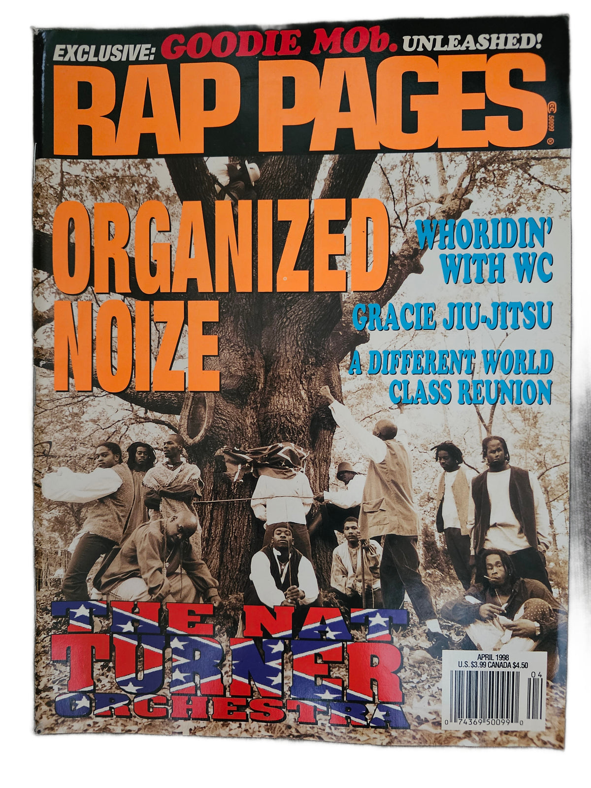 Rap Pages April 1998 Organized Noize front cover