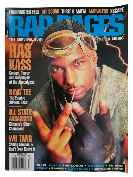 Rap Pages October 1998 Ras Kass front cover
