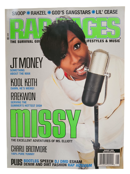 Rap Pages August 1999 Missy Elliott front cover