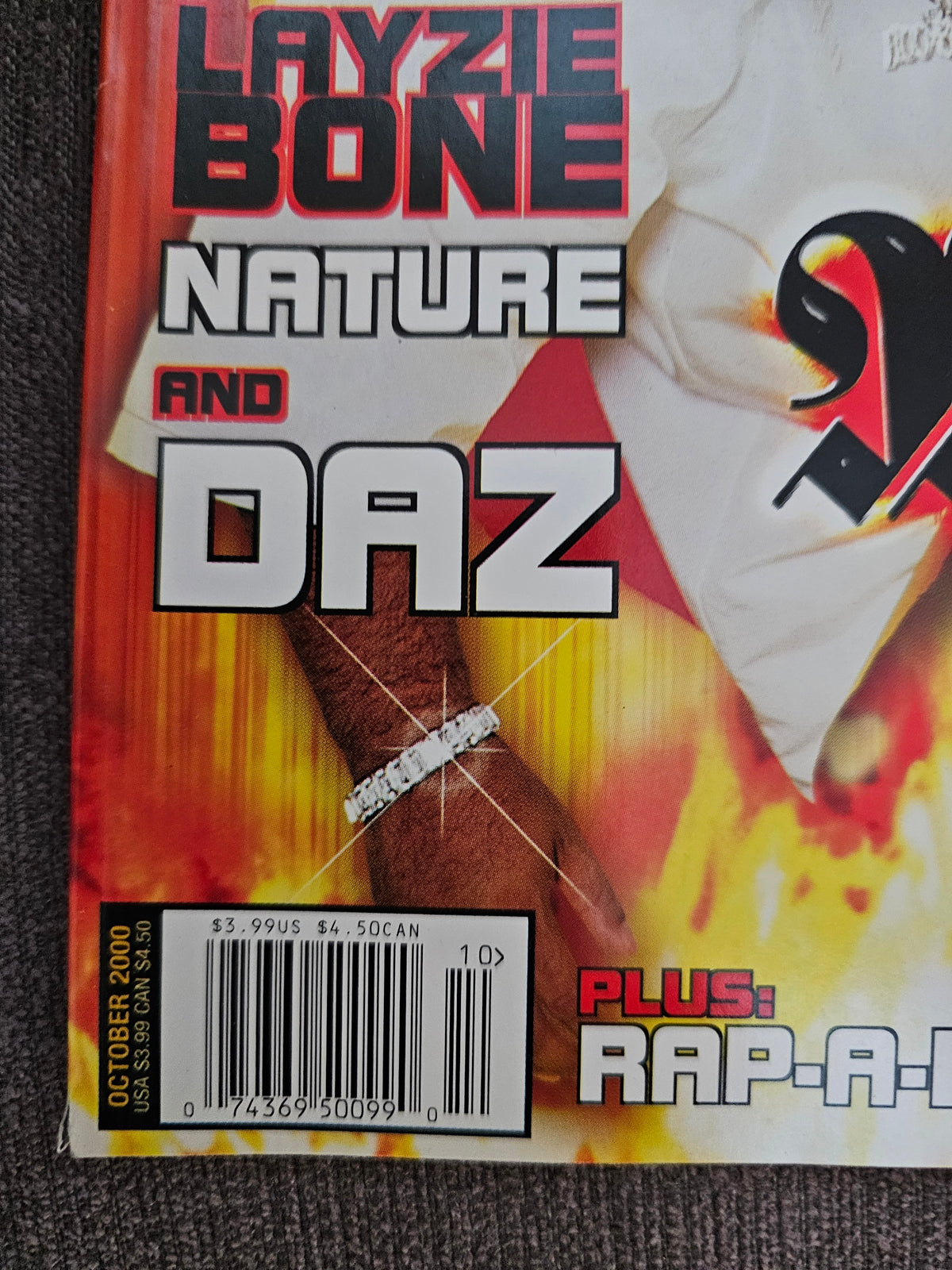 October 2000 issue date and barcode detail