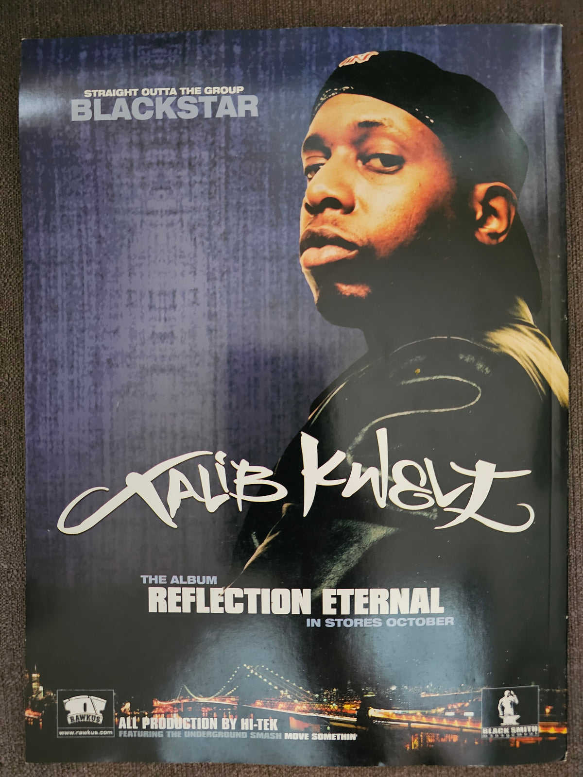 Talib Kweli Reflection Eternal back-cover advertisement