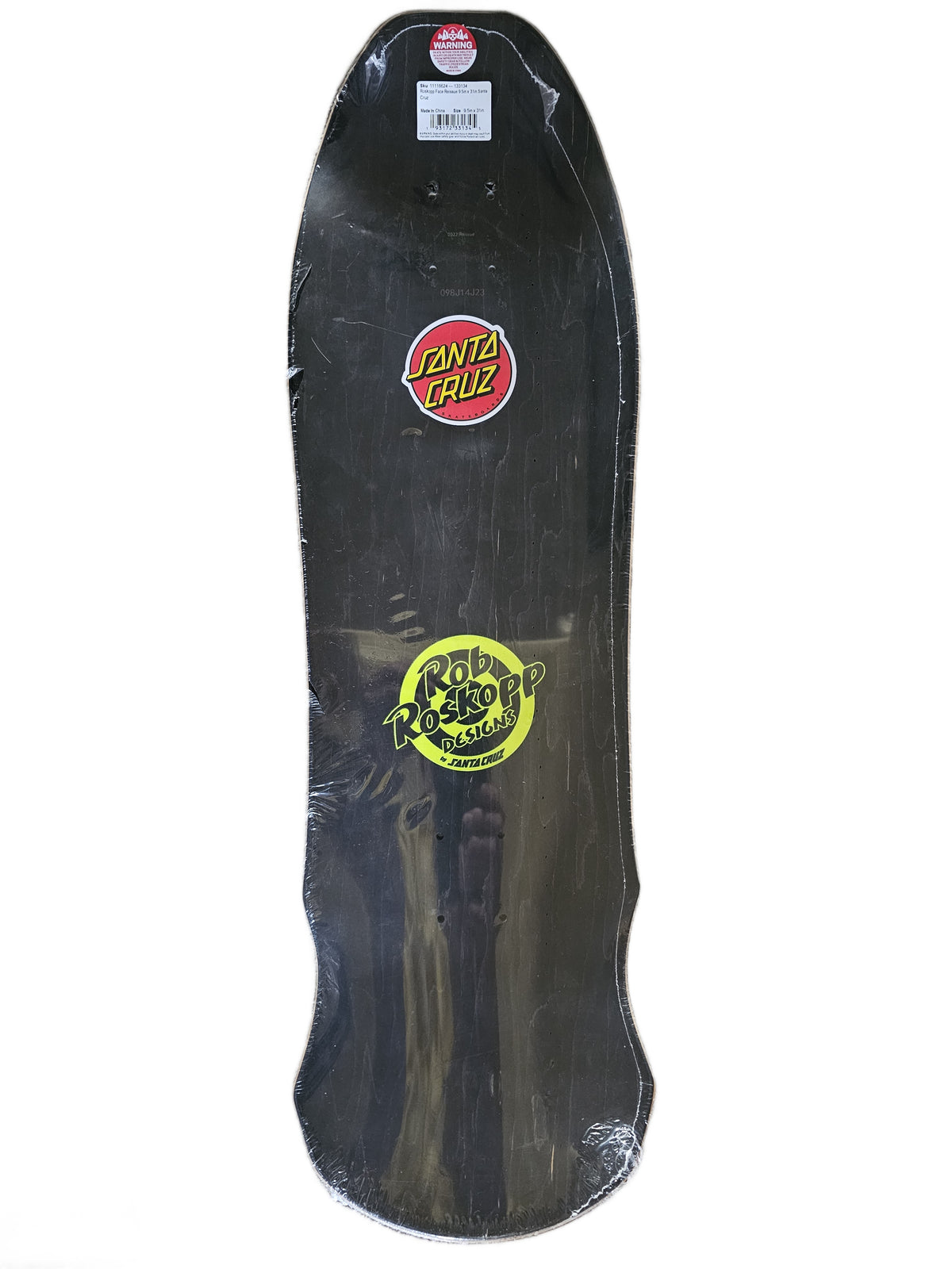 Santa Cruz Rob Roskopp "Face" Reissue Skateboard Deck - 9.5"