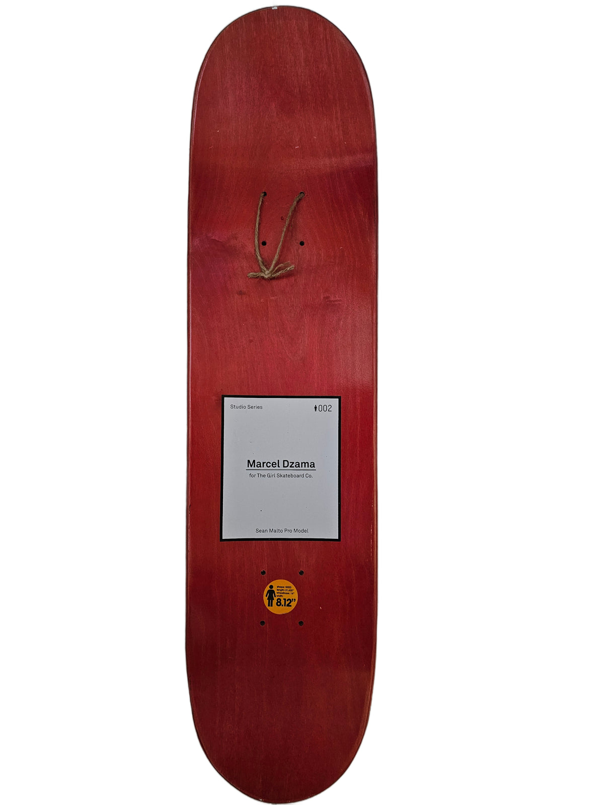 Girl G023 specifications sticker showing 8.12-inch width