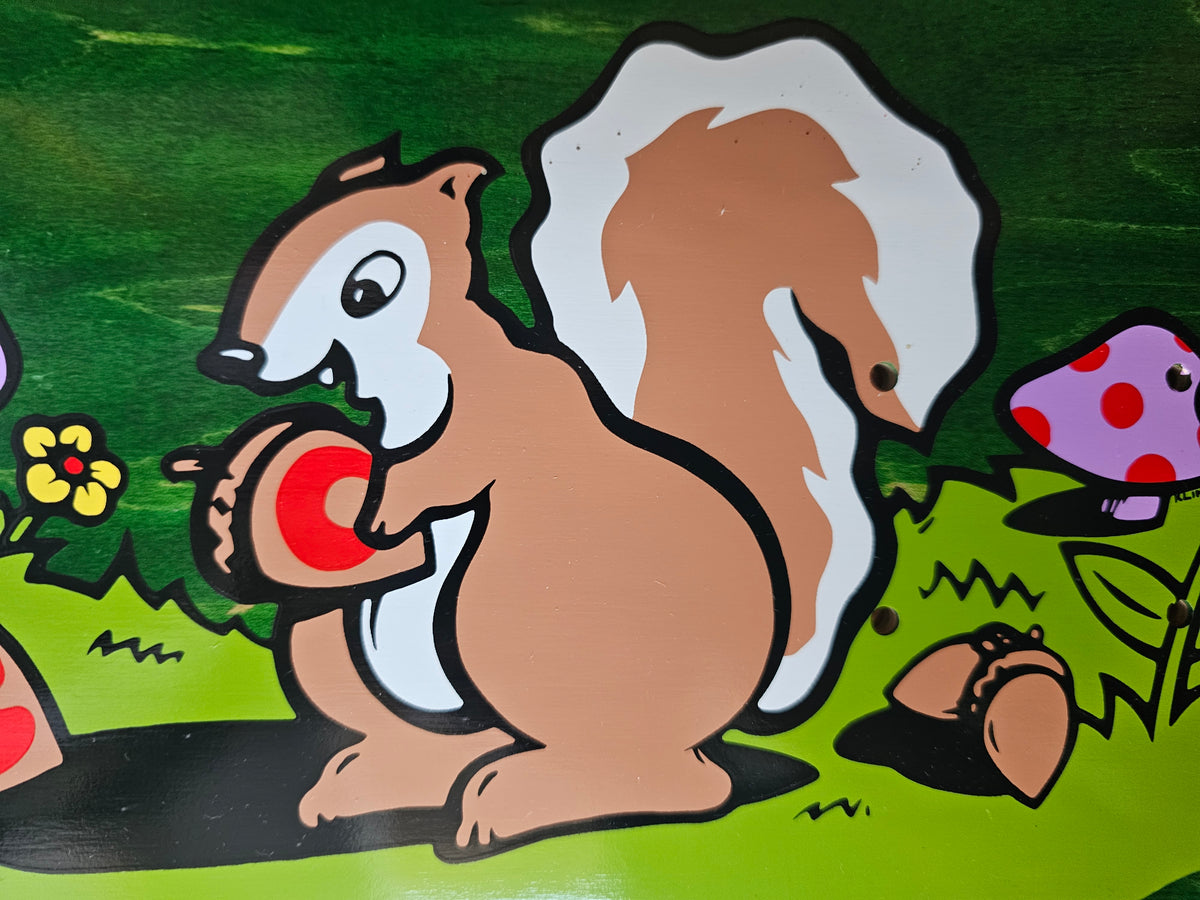 Real Skateboards Rob "Sluggo" Boyce "Squirrel" Deck – Green Woodgrain (NOS)