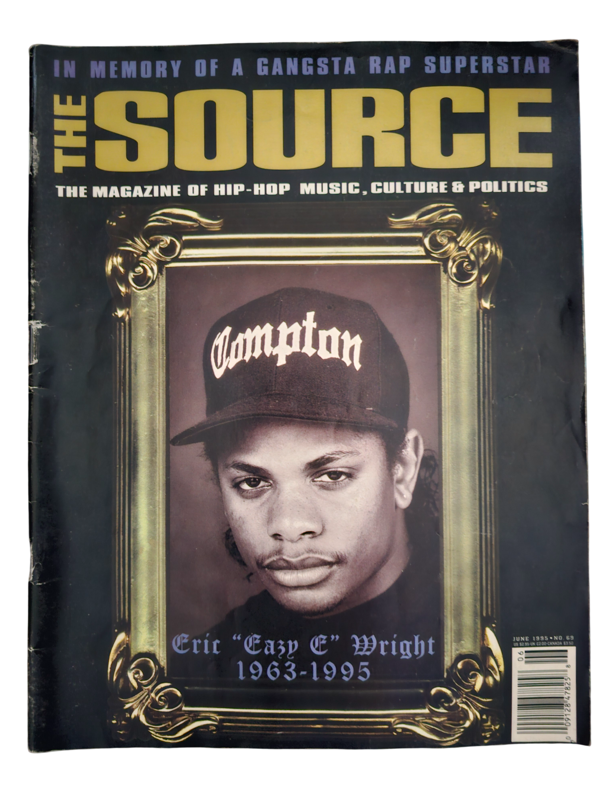The Source June 1995 issue 69 Eazy-E memorial front cover